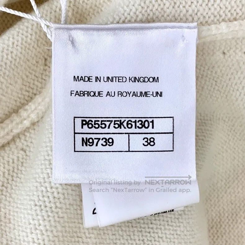 Chanel Chanel Equestrian Series Beige Cashmere Back Button Round- Size XS / US 0-2 / IT 36-38 - 7 Thumbnail