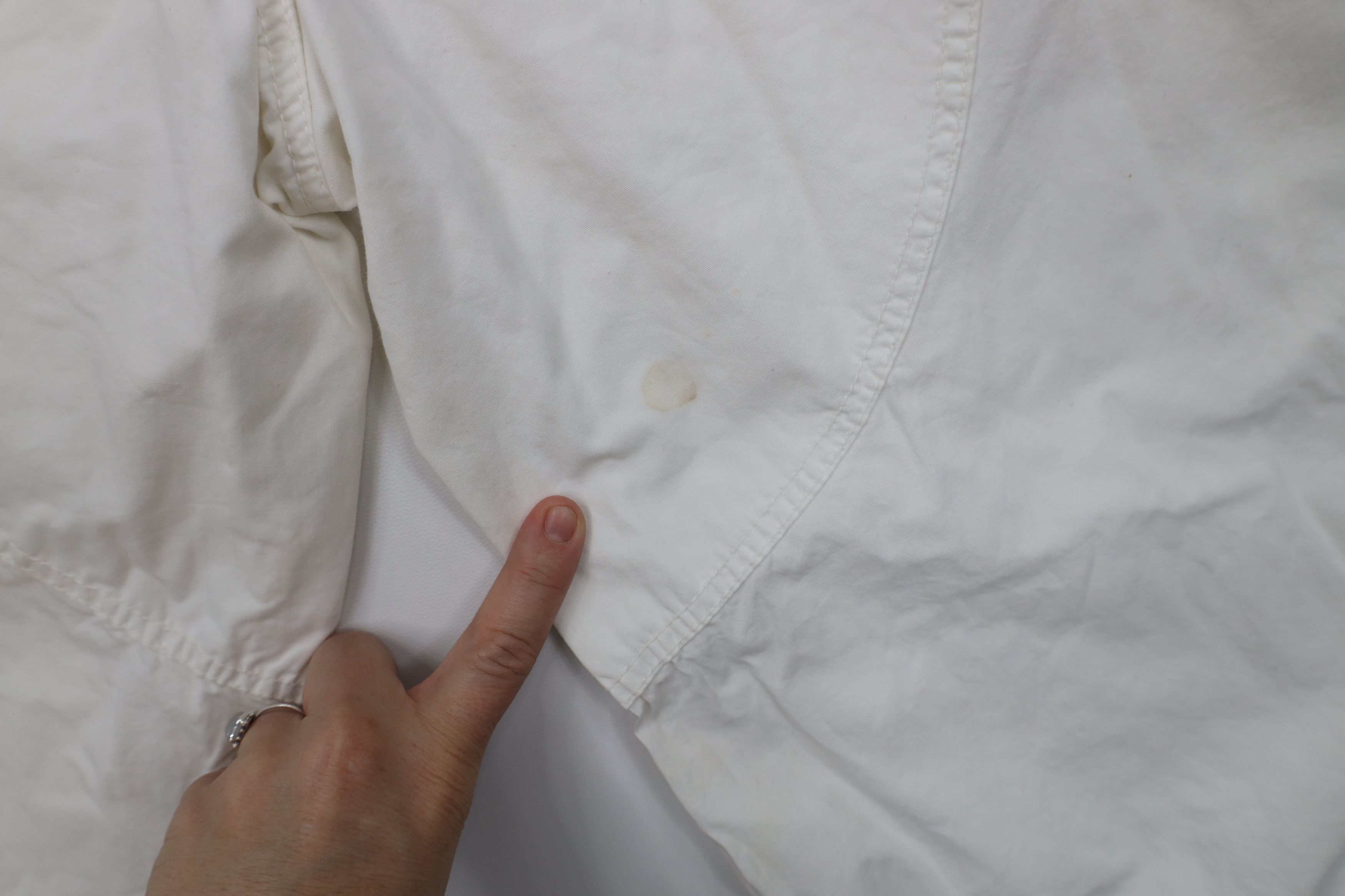 Ralph Lauren Vintage 90s Ralph Lauren Wide Leg Cargo Pants White Cotton Size US 36 / EU 52 - 13 Thumbnail