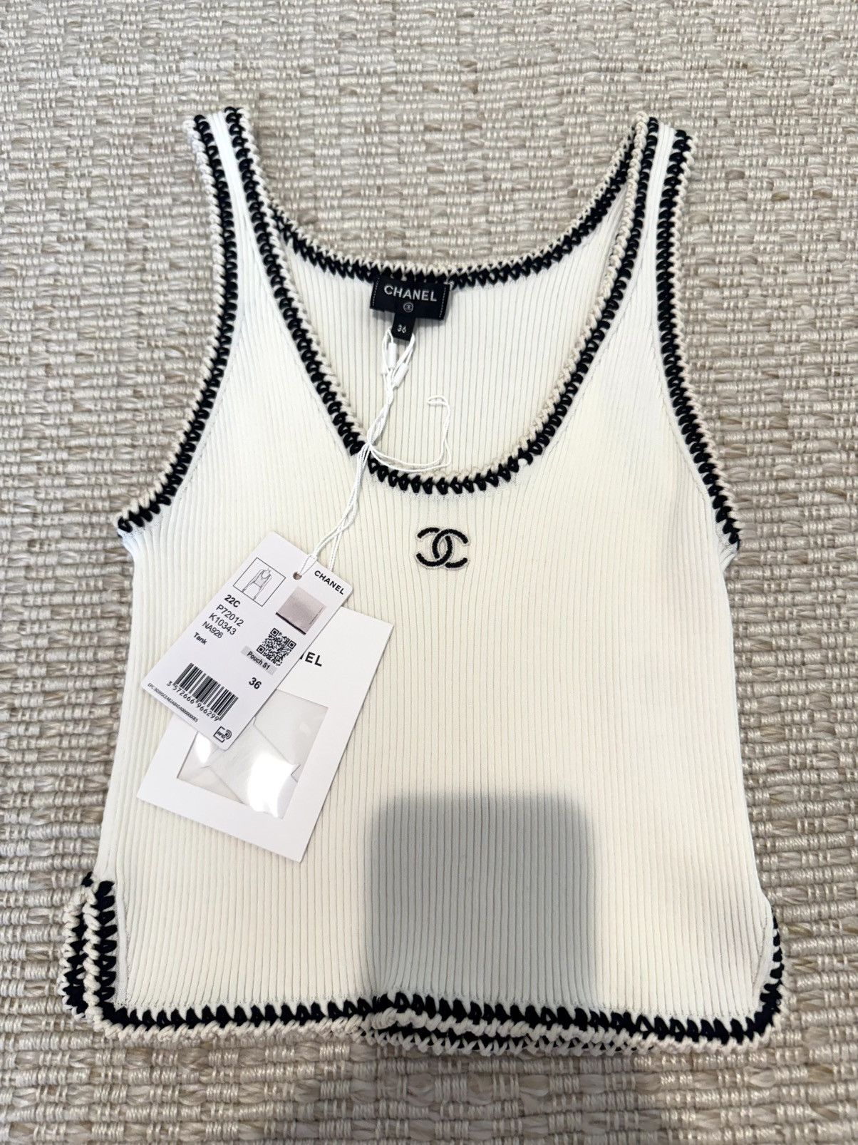 Chanel Chanel 22C crop top szie 36 Size XS / US 0-2 / IT 36-38 - 2 Thumbnail