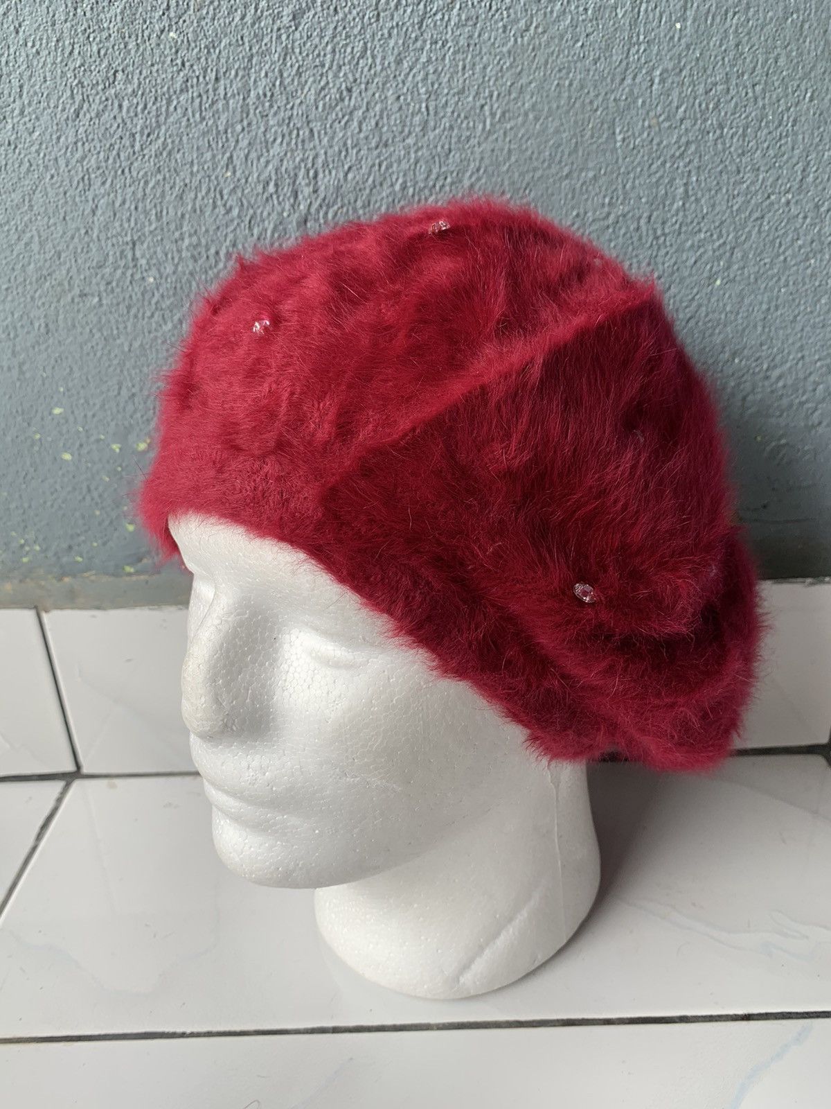 Japanese Brand Punk Bondage Style Earth Music & Ecology Mohair Hats Size ONE SIZE - 1 Thumbnail