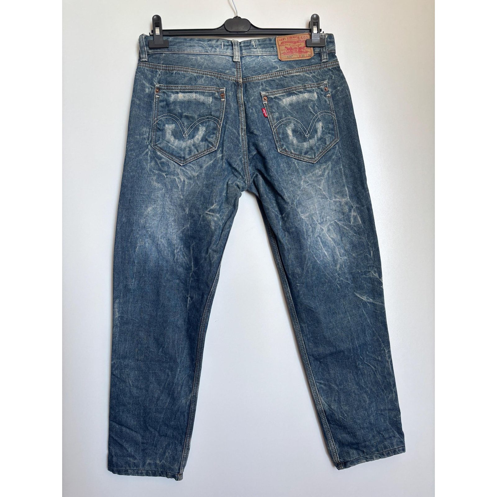 Levi's Levi's 510 W33 L34 USA Made 1996 Rare Distressed Tapered Size US 33 - 7 Thumbnail