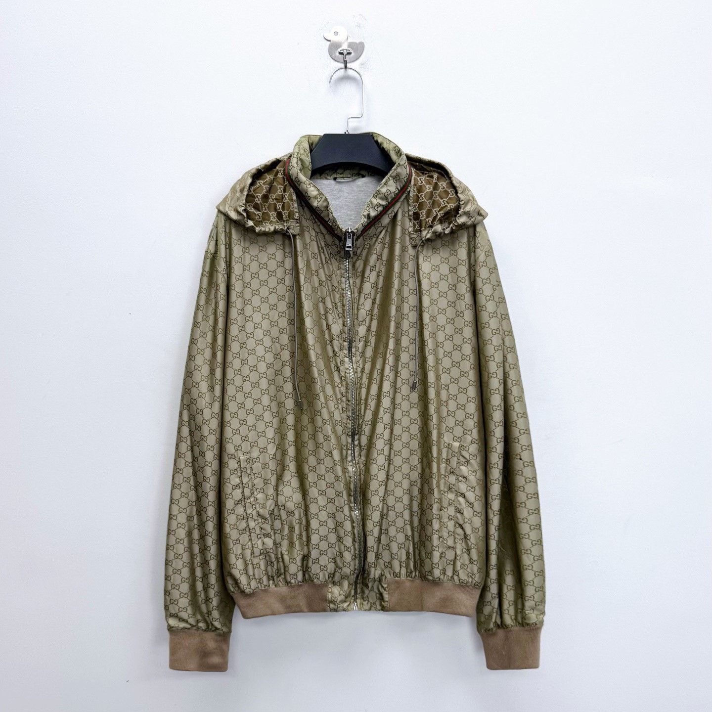 Gucci Gucci GG Monogram Tech Zip Hooded Jacket Size US L / EU 52-54 / 3 - 1 Thumbnail