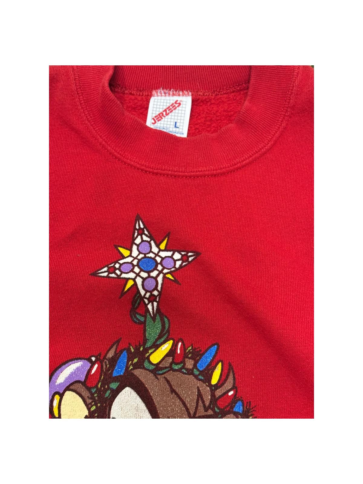 Jerzees Disney Tasmanian Devil Christmas Sweater Size US L / EU 52-54 / 3 - 5 Thumbnail