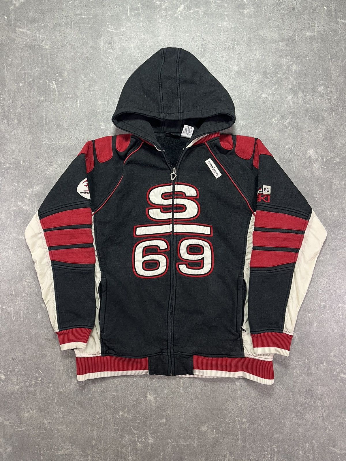 Sean John Sean John Ski Line Heavy Big Logo Zip Hoodie Jacket XL Size US XL / EU 56 / 4 - 1 Thumbnail