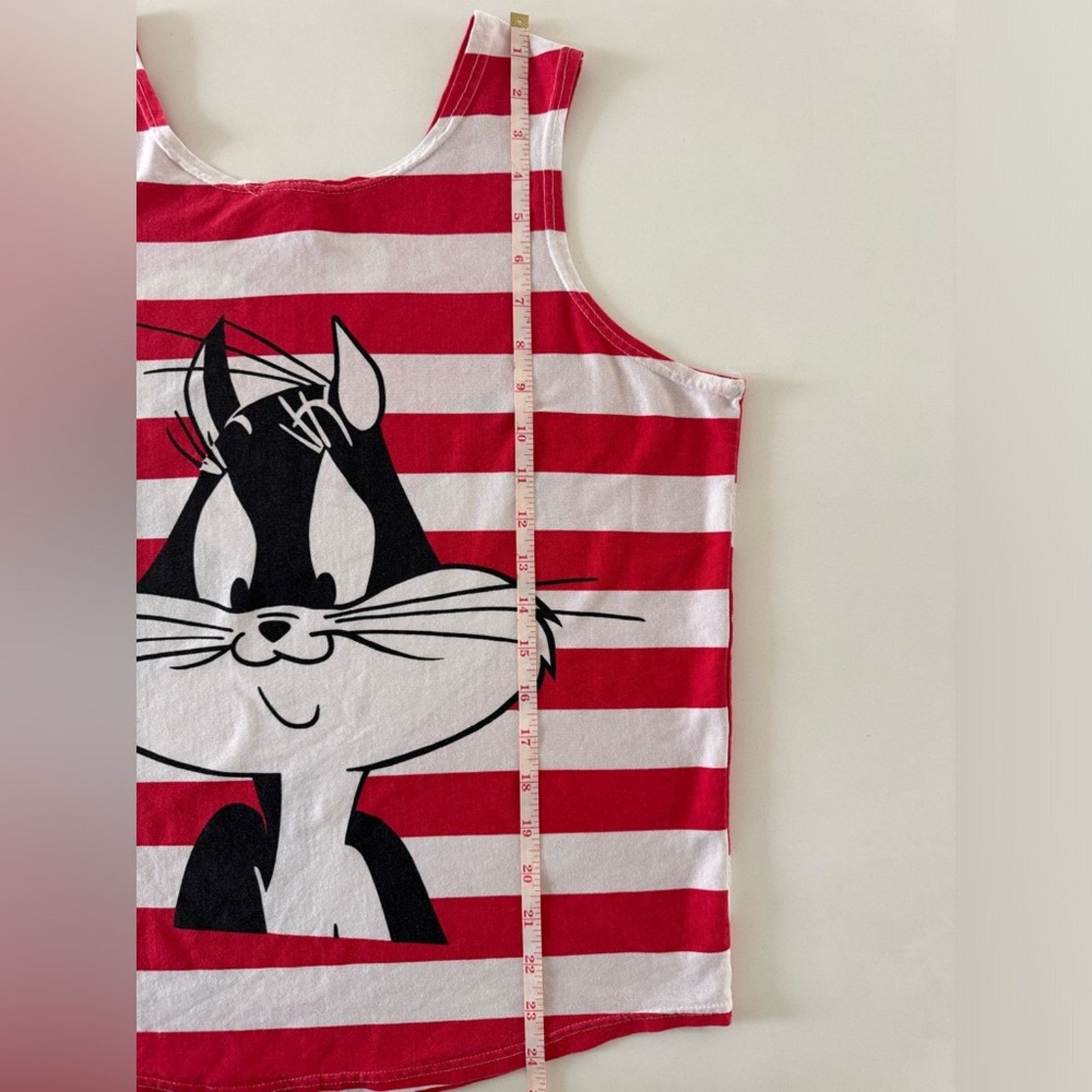 Vintage VTG Pepe Le Pew/Penelope Pussycat tank top Size M / US 6-8 / IT 42-44 - 9 Thumbnail