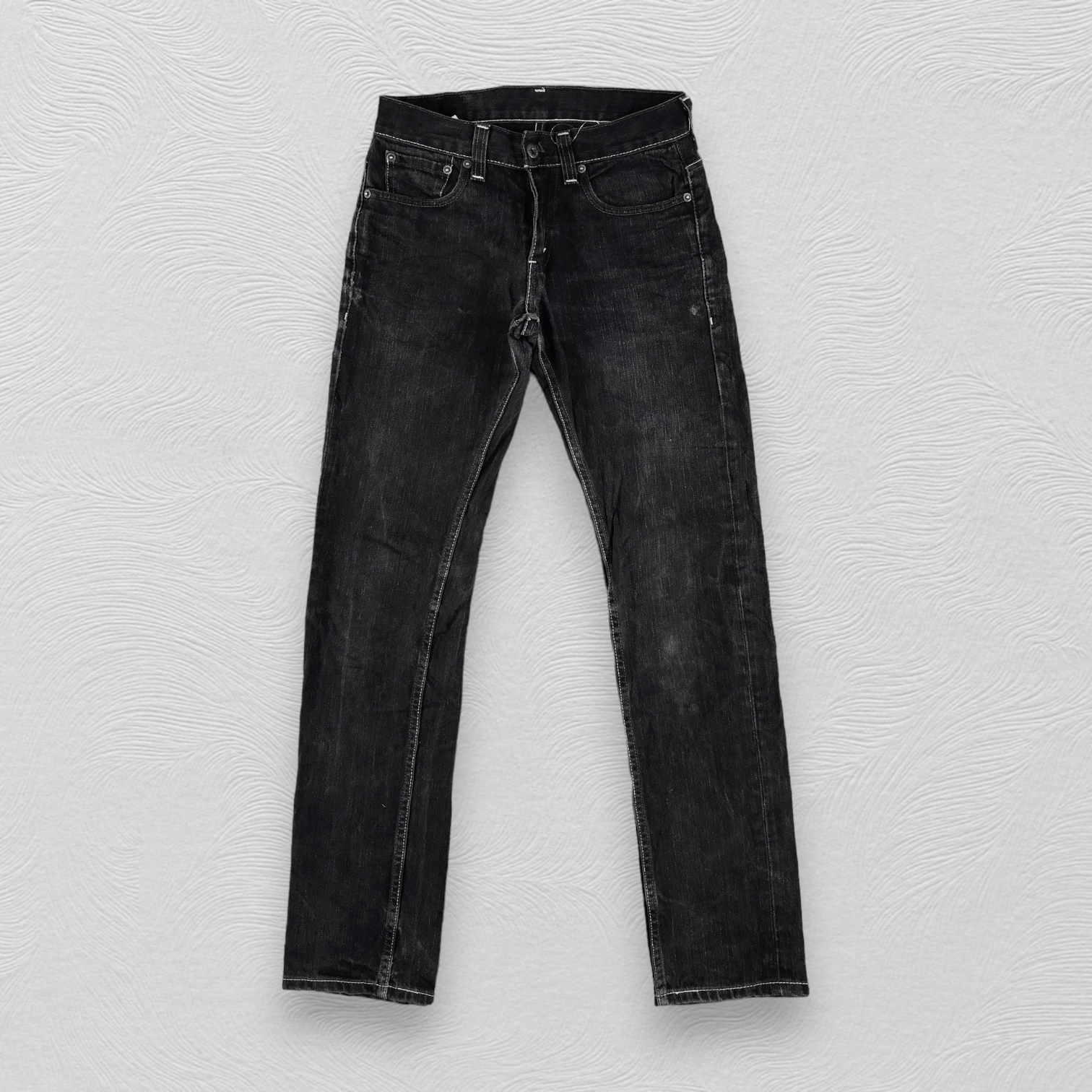 Levi's Vintage Levi's 511 Jeans Faded Black Denim KJ1416 Size US 29 - 1 Thumbnail