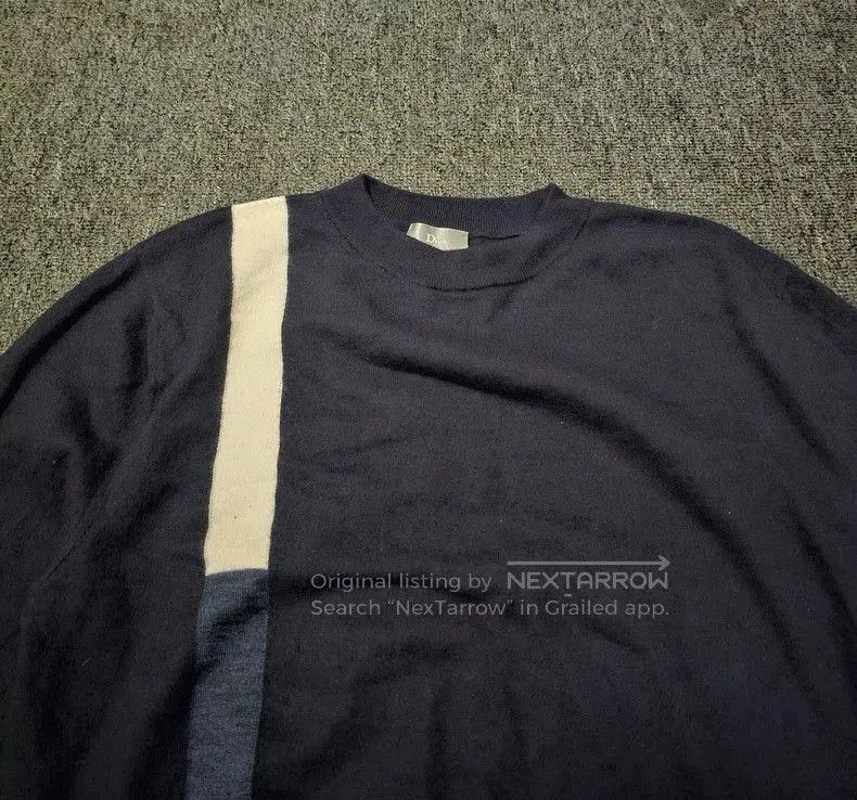 Dior Dior Wool Knit Sweater with Stripe. Size US M / EU 48-50 / 2 - 2 Thumbnail