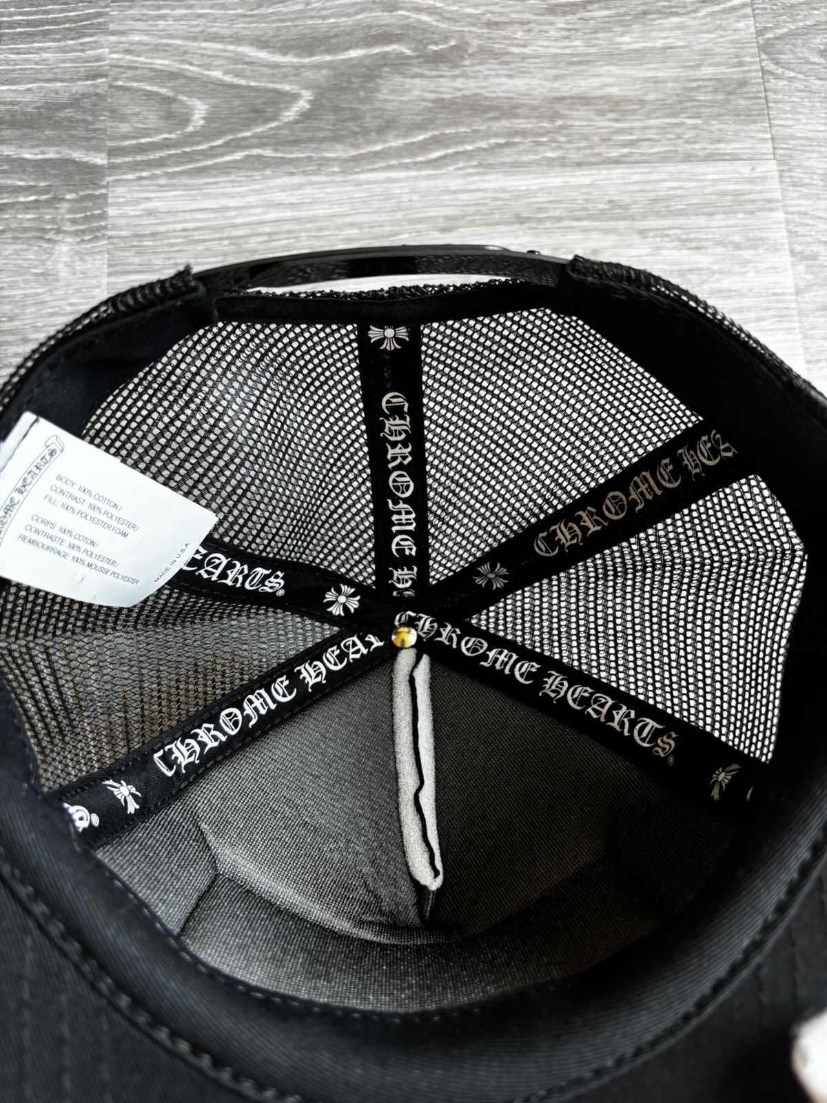 Chrome Hearts Chrome Hearts NYC Trucker Hat Size ONE SIZE - 4 Thumbnail