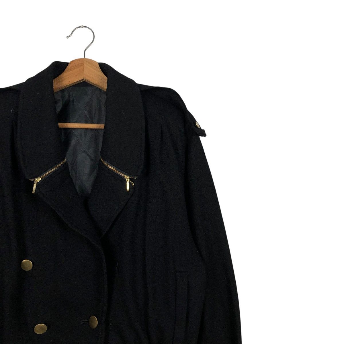 Japanese Brand 🔥VINTAGE BOMBER JACKET DOUBLE COLLAR ELBERT ISSEY MIYAKE Size US M / EU 48-50 / 2 - 8 Thumbnail