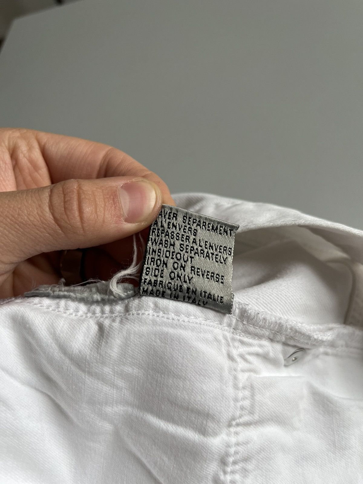 Dior Dior by Kris van Assche SS16 runway multipocket white jeans Size US 33 - 16 Thumbnail