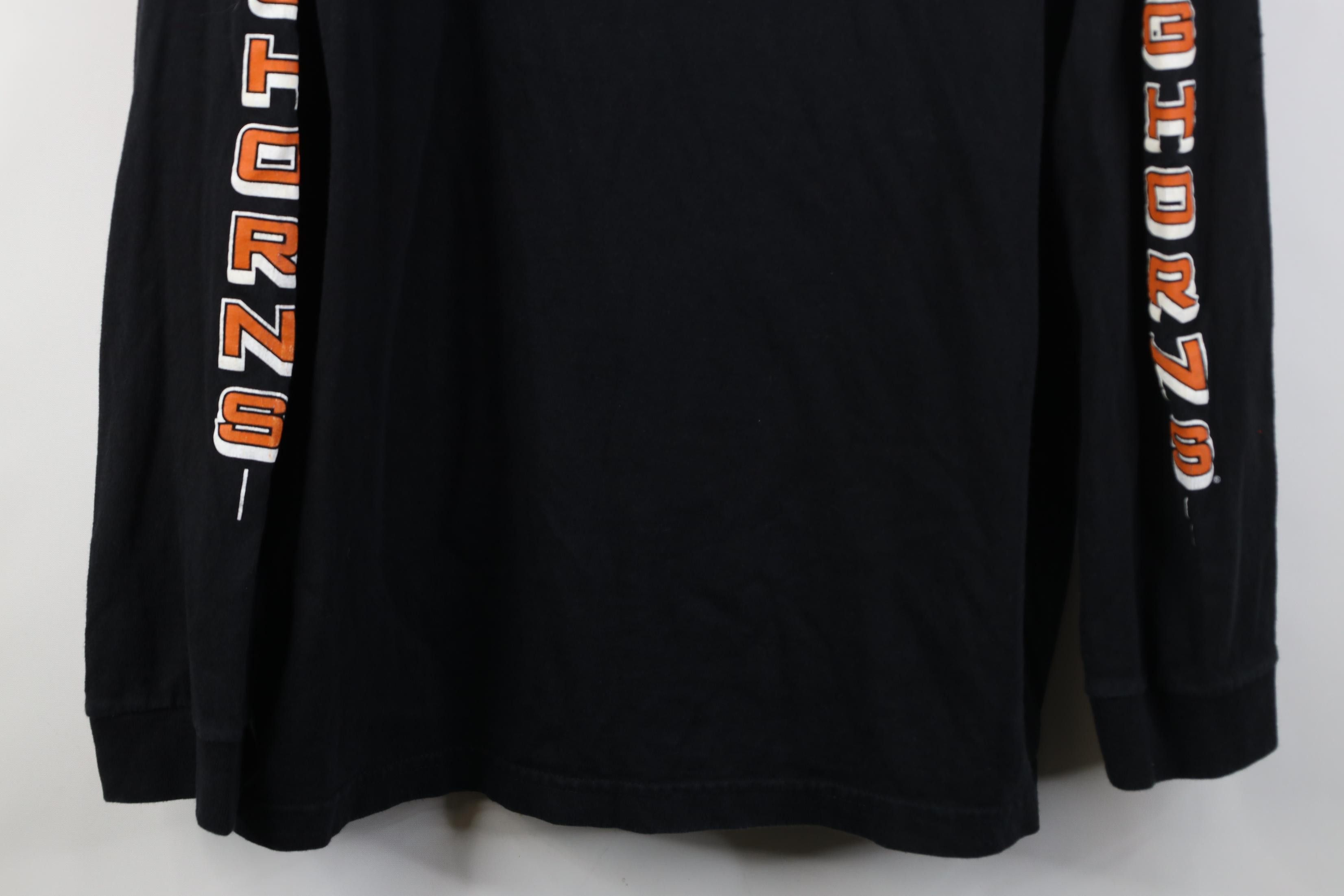 Vintage Vintage 90s University of Texas Long Sleeve T-Shirt Black Size US XL / EU 56 / 4 - 3 Thumbnail