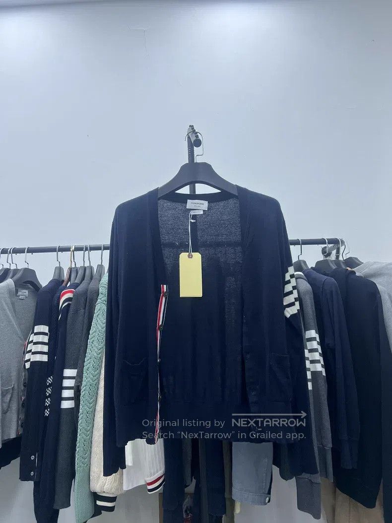 Thom Browne Thom Browne Wool Cardigan Size US XL / EU 56 / 4 - 1 Thumbnail