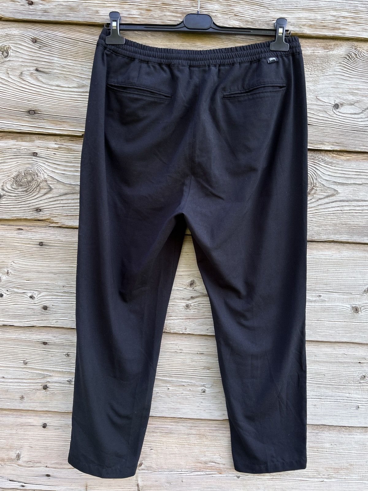 Stussy Stussy Elastic Waist Straight Fit Trousers Pants Black Size US 34 / EU 50 - 7 Thumbnail