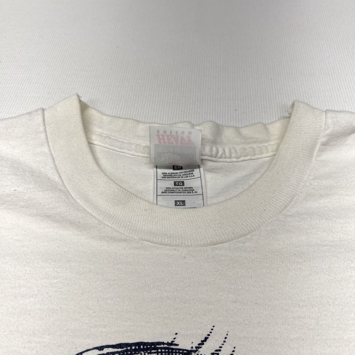 Fruit Of The Loom × Vintage VTG Gerber Baby Tee Shirt White Promo Face Graphic Heavy Size US XL / EU 56 / 4 - 5 Thumbnail