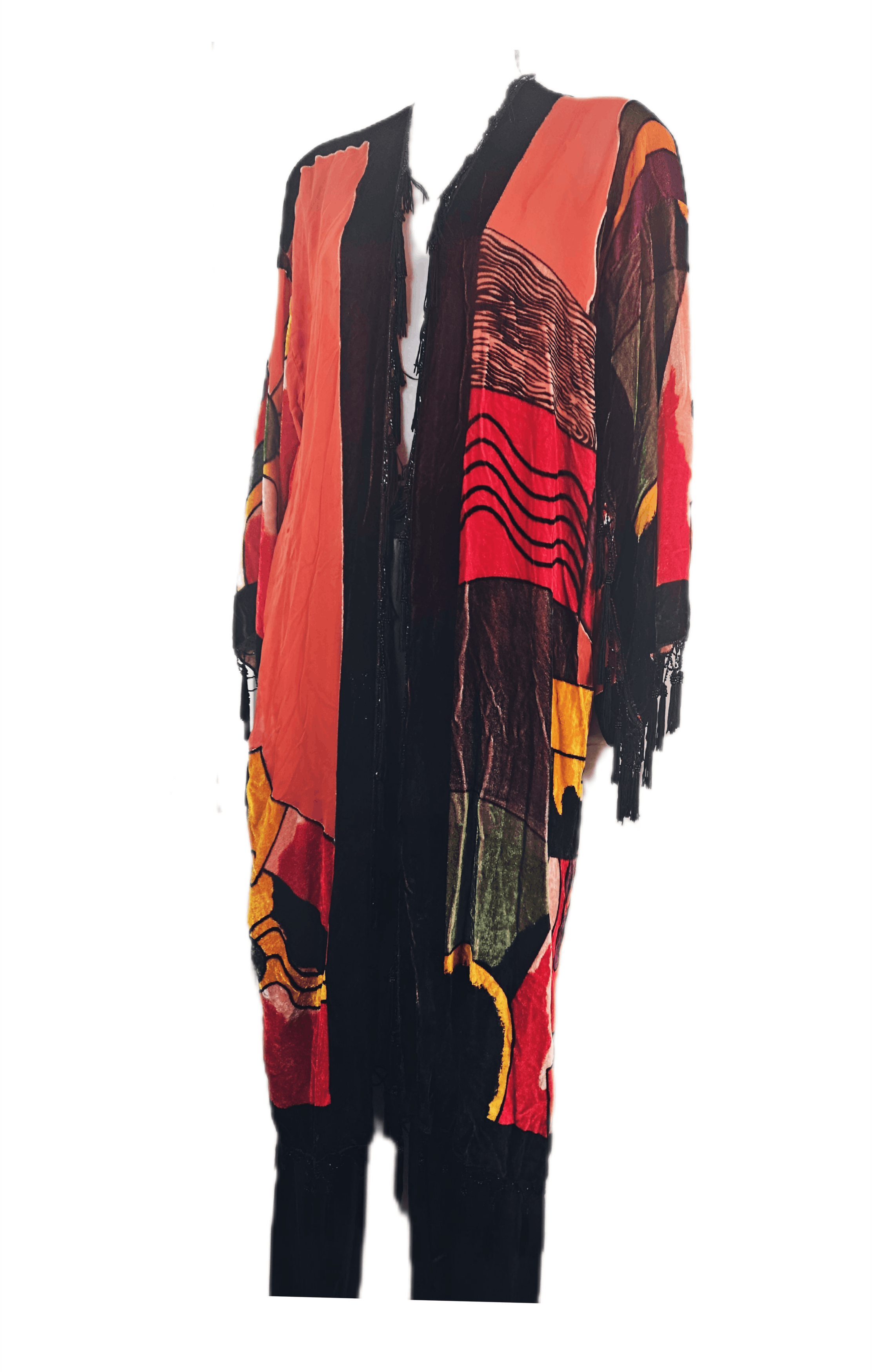 Other CUSTOM PICASSO ART DECO OPERA COAT Size L / US 10 / IT 46 - 7 Thumbnail