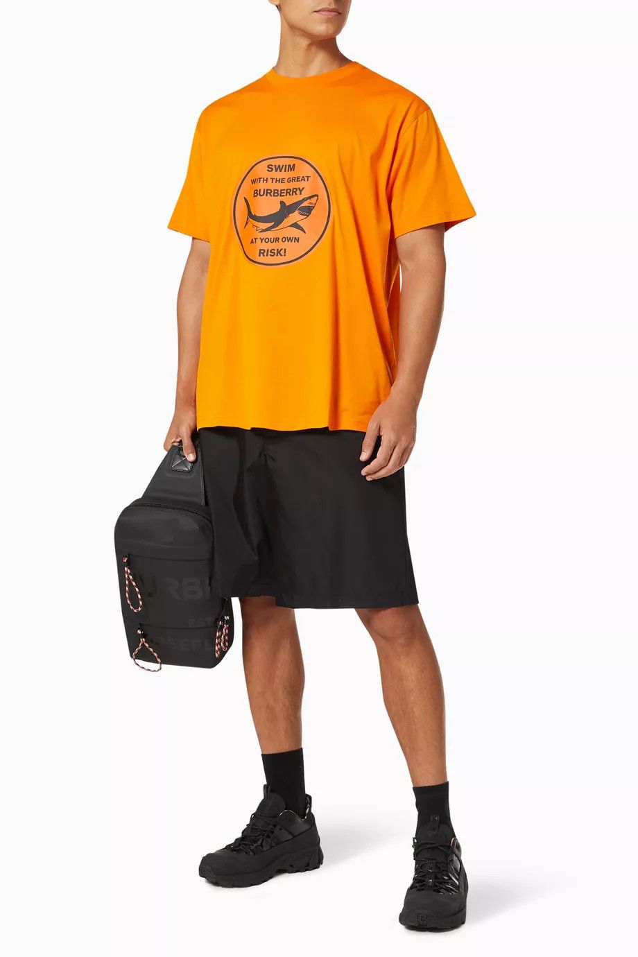 Burberry o1y0426 Crewneck T-Shirt in Orange Size US S / EU 44-46 / 1 - 5 Thumbnail
