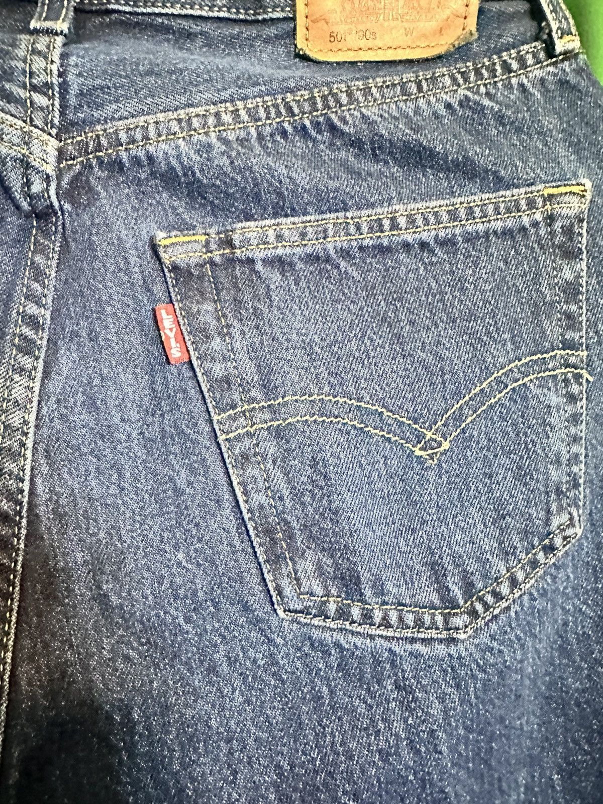 Levi's Big E 501 90s premium denim indigo whiskered jeans Size US 28 / EU 44 - 8 Thumbnail