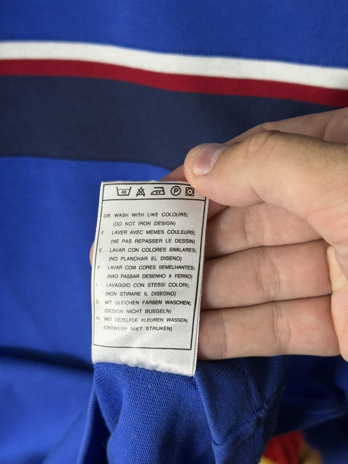 Nike Vintage 90s Nike France Rugby Union Rugby Jersey Long Sleeve Size US M / EU 48-50 / 2 - 13 Thumbnail