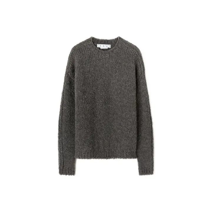 Off-White Off-White Grey Long Sleeve Knit Sweater for Men 0079 Size US M / EU 48-50 / 2 - 1 Thumbnail