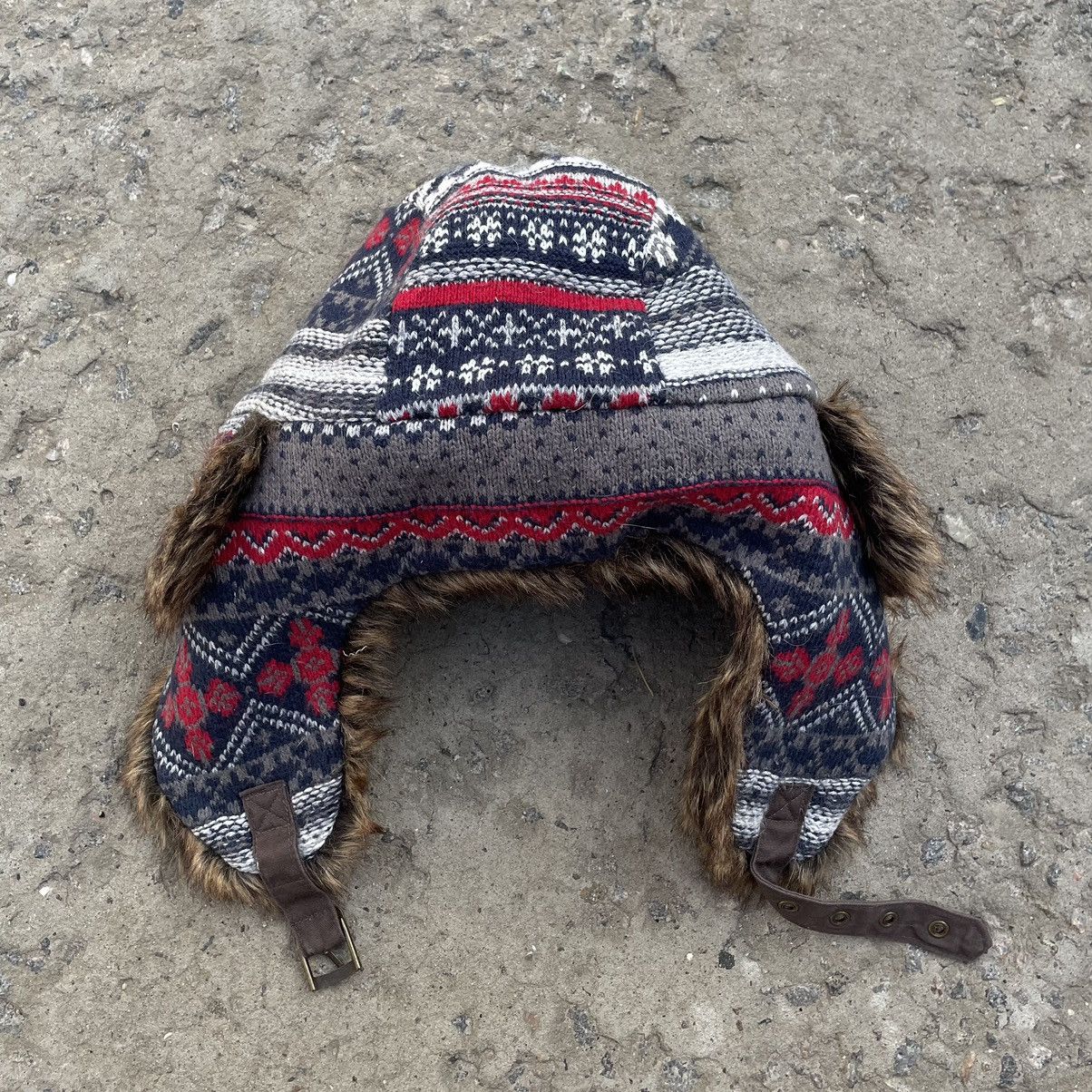 If Six Was Nine × Japanese Brand × Y/Project Vintage Fur Fear Trapper Y2K 90s Cap Hat Style Norway Size ONE SIZE - 8 Thumbnail