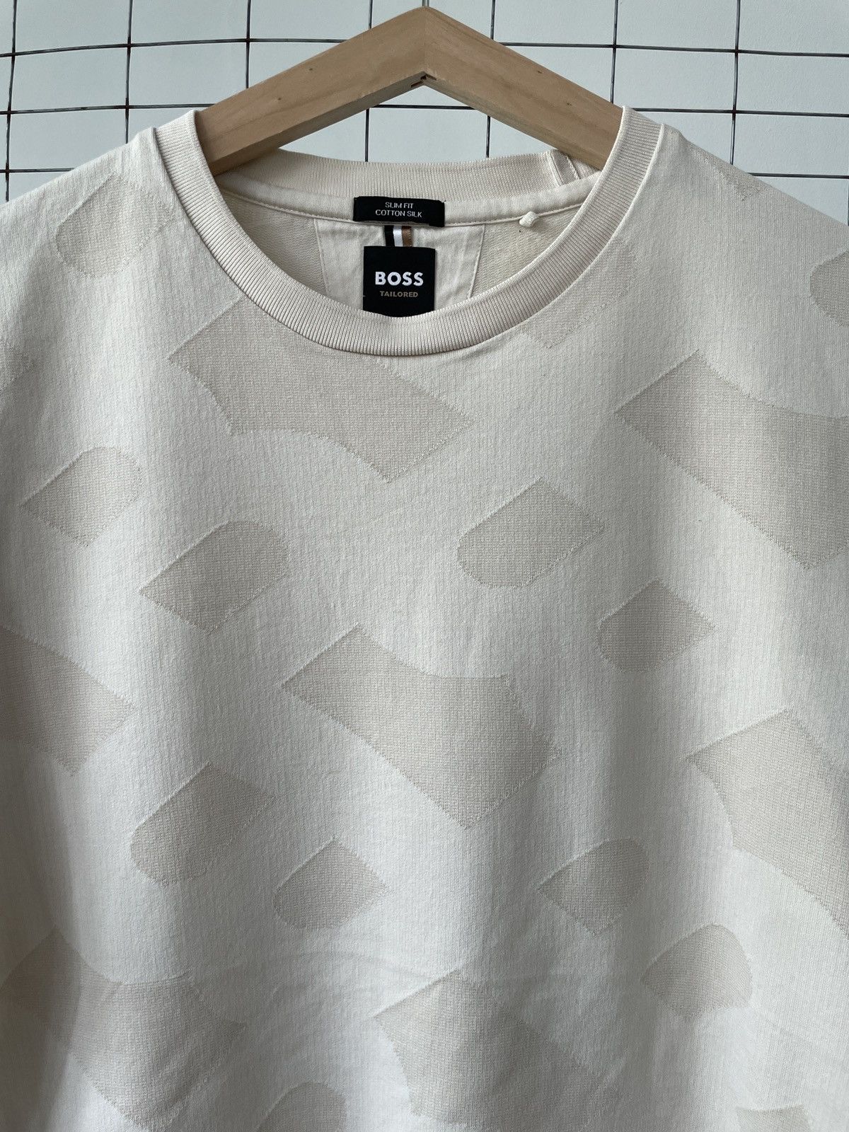 Hugo Boss Hugo Boss Cotton Silk Slim Fit T-Shirt Size US S / EU 44-46 / 1 - 3 Thumbnail