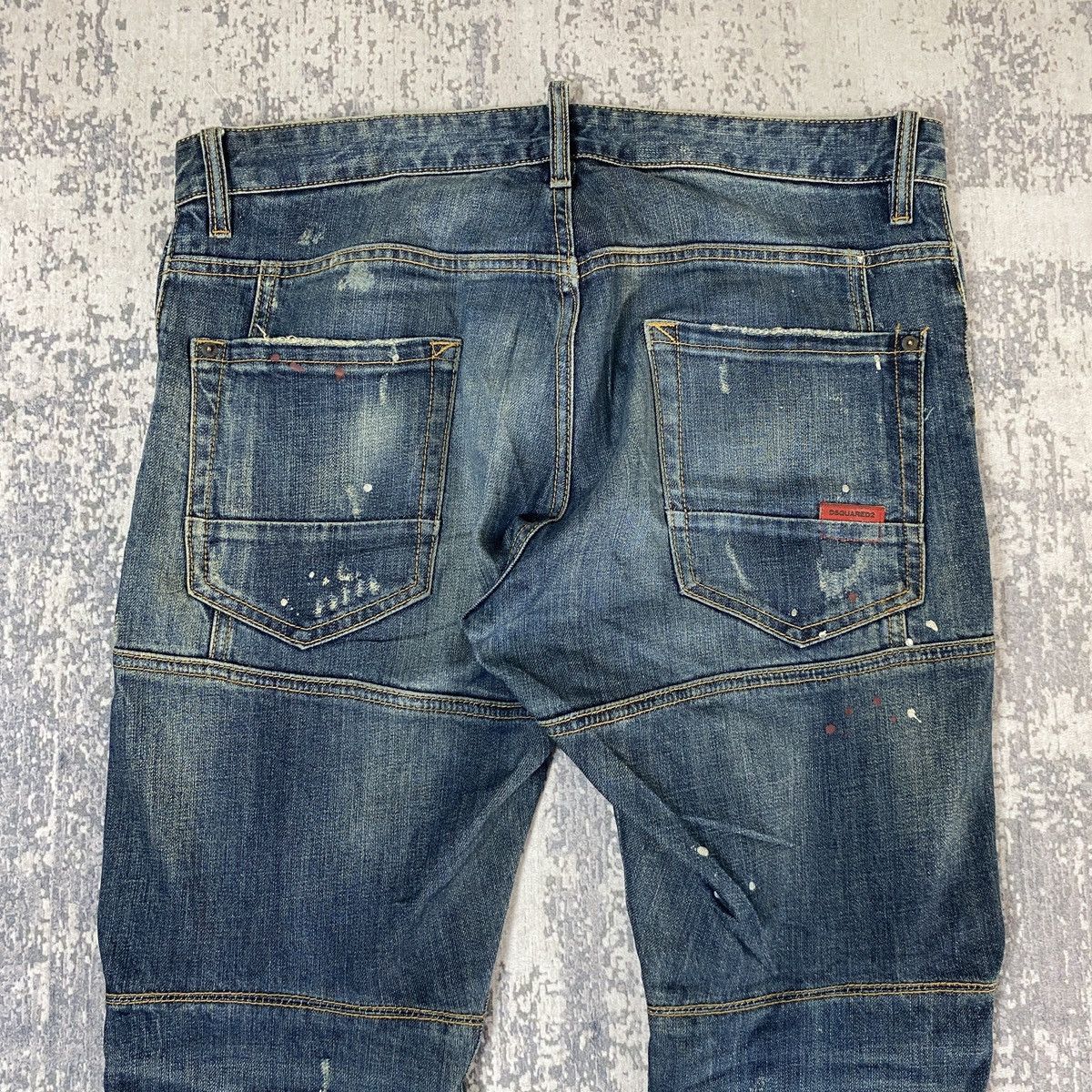 Dsquared2 Dsquared2 Distressed Splatter Denim Pants Size US 36 / EU 52 - 6 Thumbnail