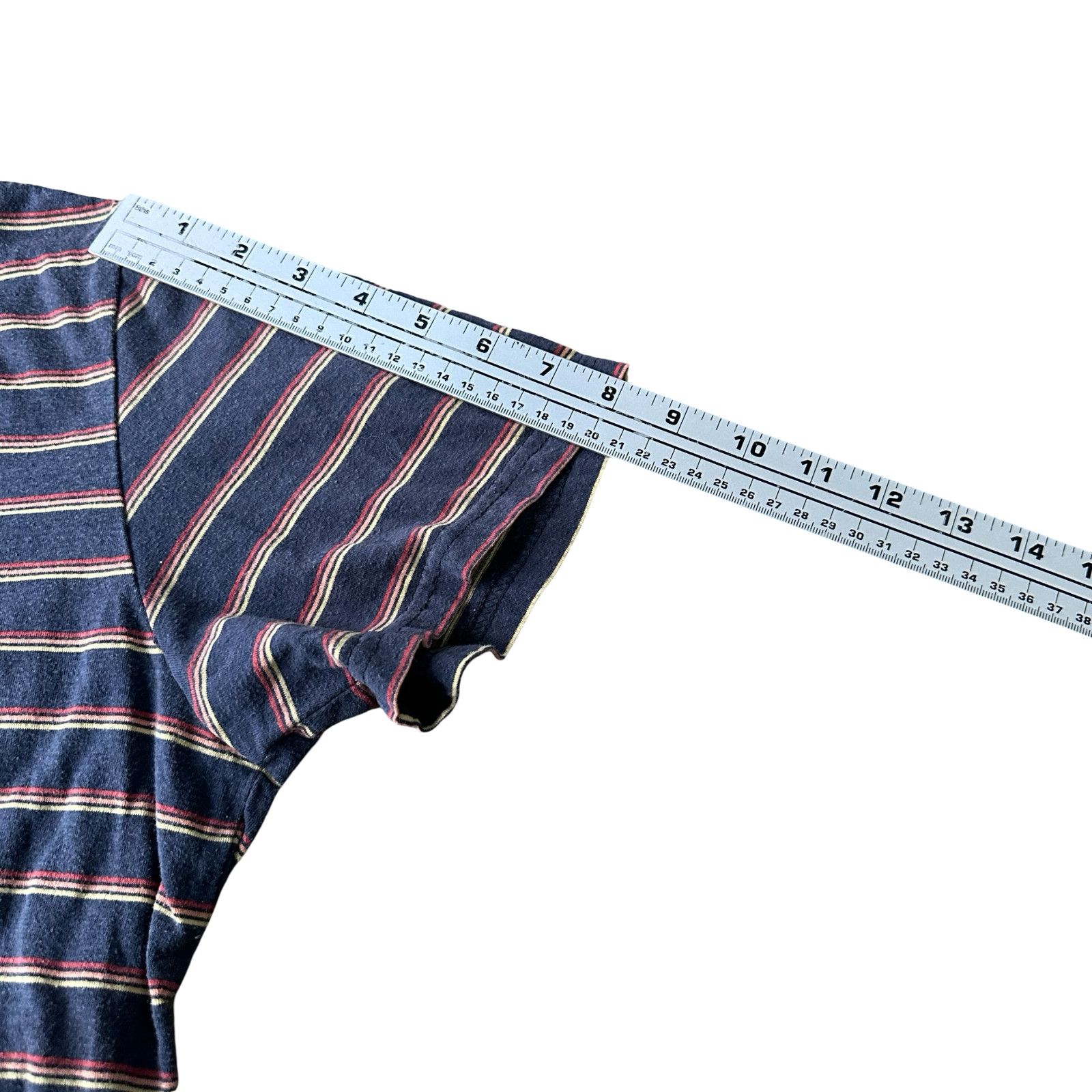 Marine Layer Marine Layer Re-Spun T-Shirt Men M/L Blue Striped Crew Neck Size US M / EU 48-50 / 2 - 10 Thumbnail