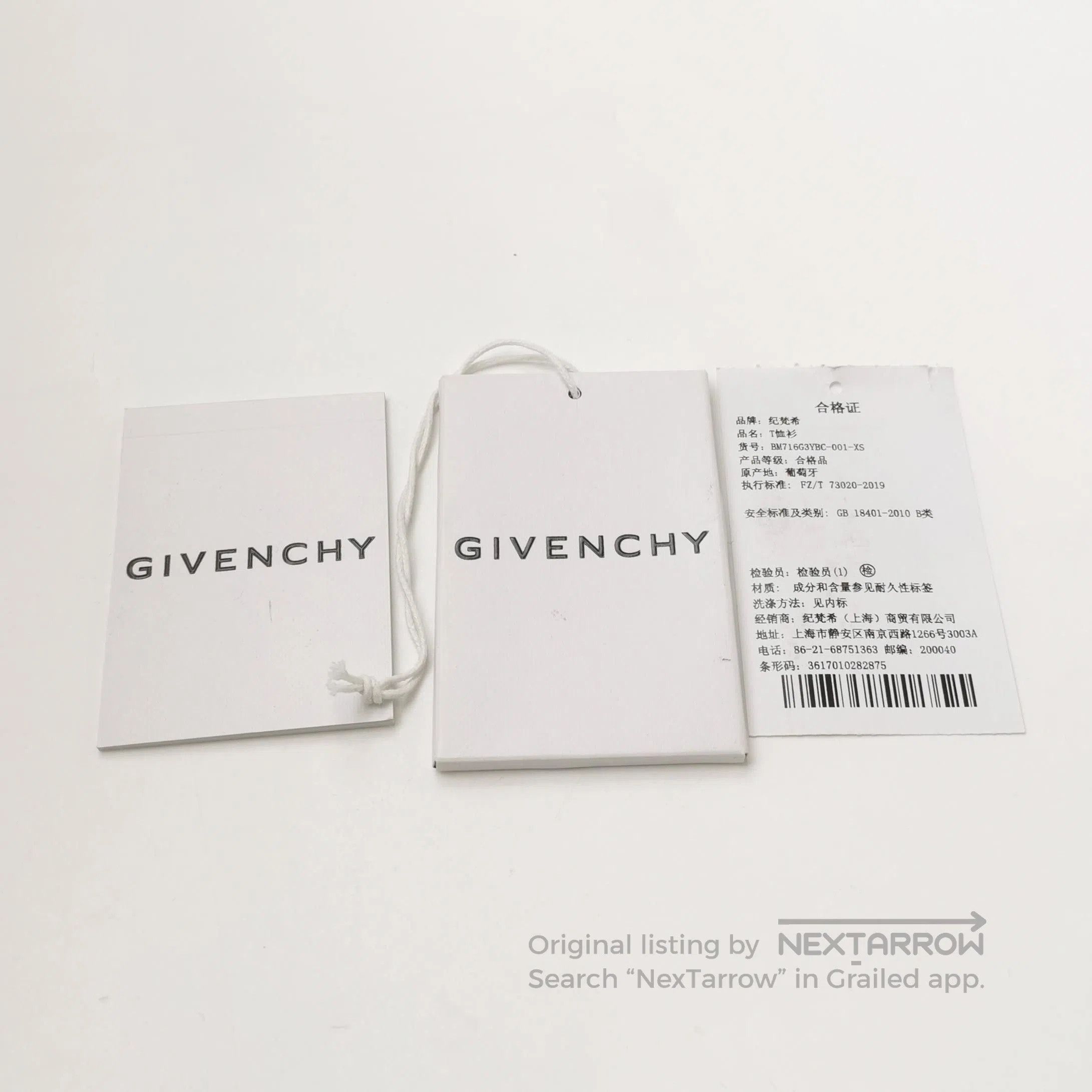 Givenchy Givenchy XS Cotton Logo Crew Neck T. Size US XS / EU 42 / 0 - 1 Thumbnail