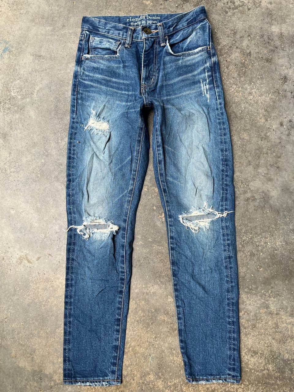Japanese Brand JAPANESE BRAND RIENDA DENIM DISTRESSED STYLE JEANS Size US 26 / EU 42 - 3 Thumbnail