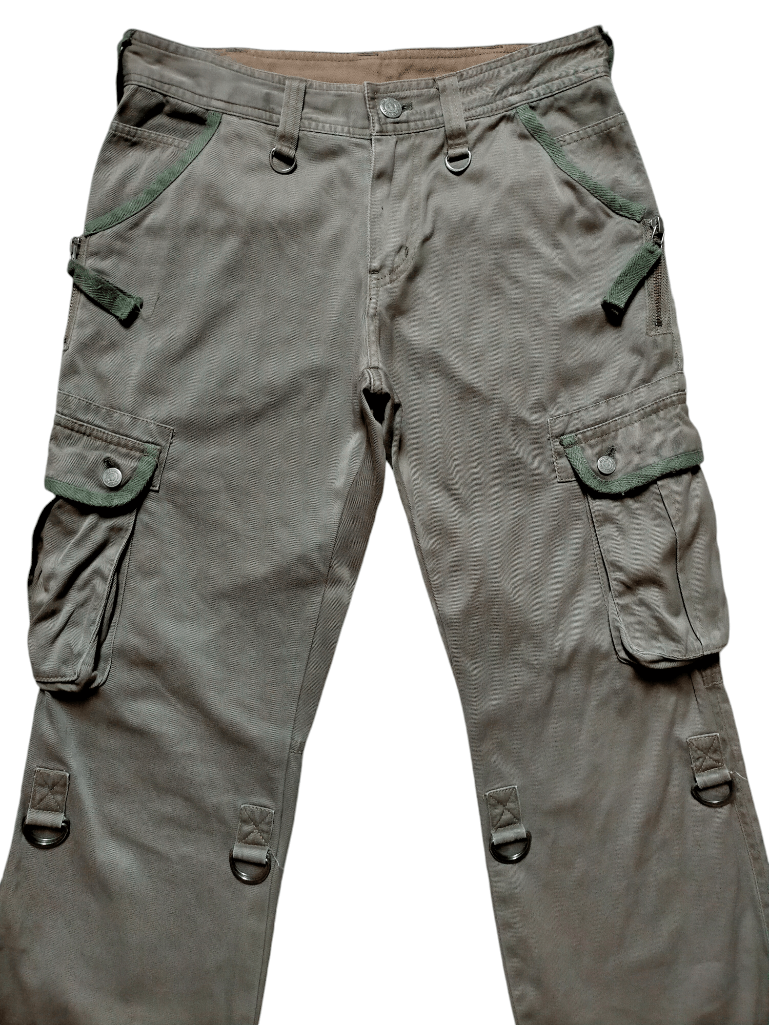 Tornado Mart Tornado Mart Flare Cargo Trouser Pants Size US 28 / EU 44 - 4 Thumbnail
