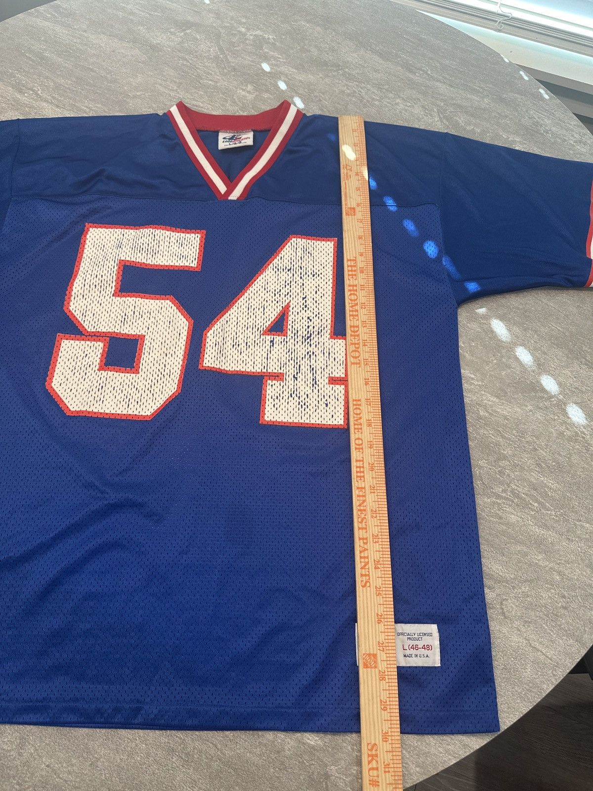 Logo Athletic × Vintage Vintage 90s Chris Spielman #54 Bills Jersey Logo Athletic Size US L / EU 52-54 / 3 - 9 Thumbnail