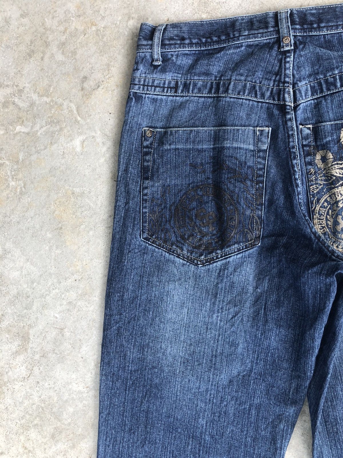 Southpole Vintage Southpole Embroidered Jeans Distressed Jeans Size US 32 / EU 48 - 9 Thumbnail