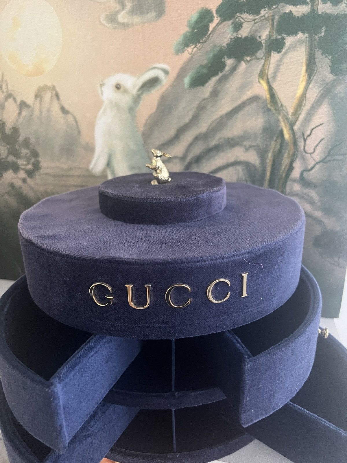 Gucci 🔥 Rare! Gucci Rabbit 🐰 Jewellery Storage Box Home Decor Size ONE SIZE - 8 Thumbnail