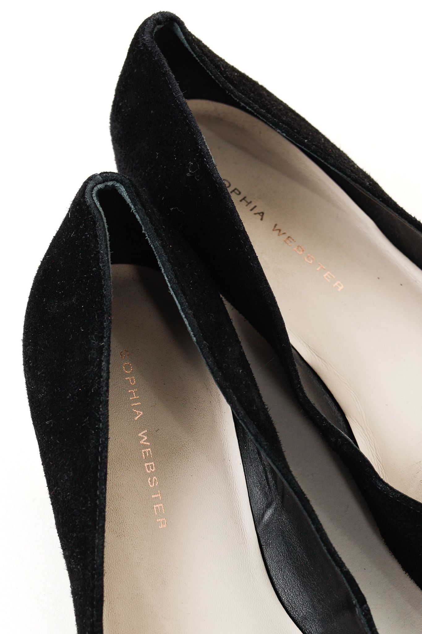 Sophia Webster Sophia Webster Bibi Butterfly Embroidered Suede Flats Size US 6.5 / IT 36.5 - 10 Thumbnail