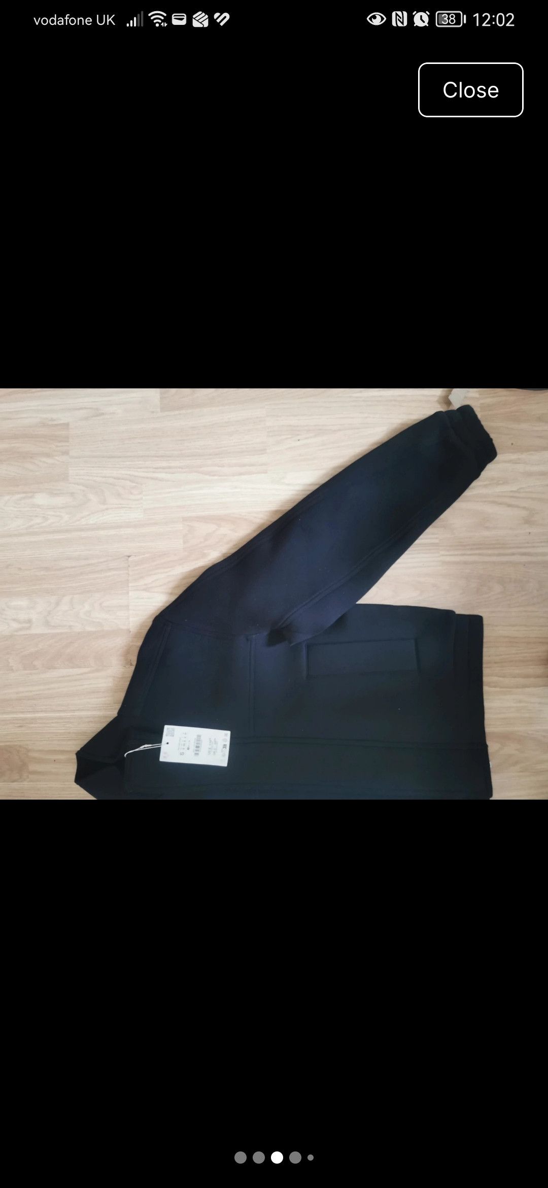 Zara Zara Brand new black neoprene finish jacket Size US S / EU 44-46 / 1 - 5 Thumbnail