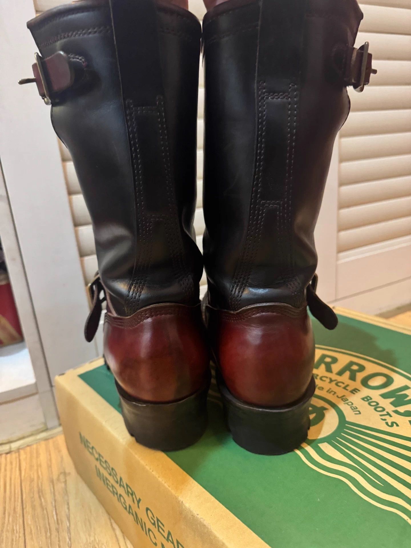 zerrows Zerrows Engineer Boot Japanese Colorblocked 8.5E Steel Toe Size US 8.5 / EU 41-42 - 4 Thumbnail