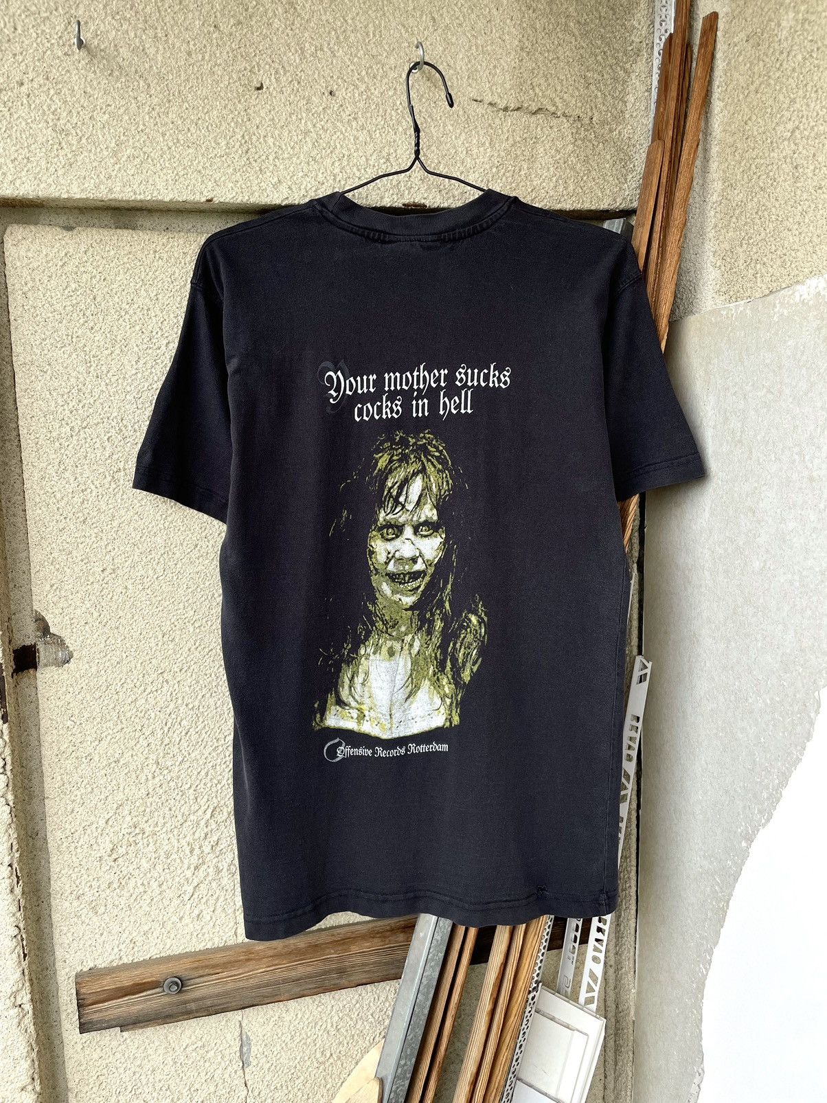 Vintage Vintage The Exorcist Your Mother Sucks Cocks In Hell T-Shirt Size US M / EU 48-50 / 2 - 3 Thumbnail