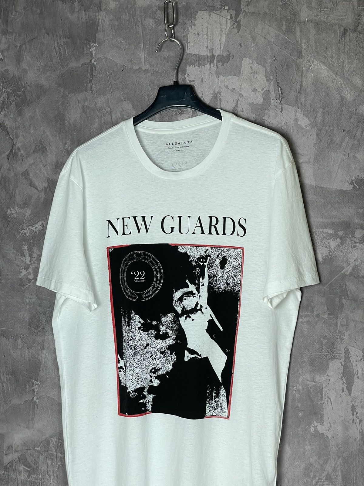 Allsaints Allsaints Y2K T-shirt Big Logo Streetwear “New Guards” Size US S / EU 44-46 / 1 - 2 Thumbnail