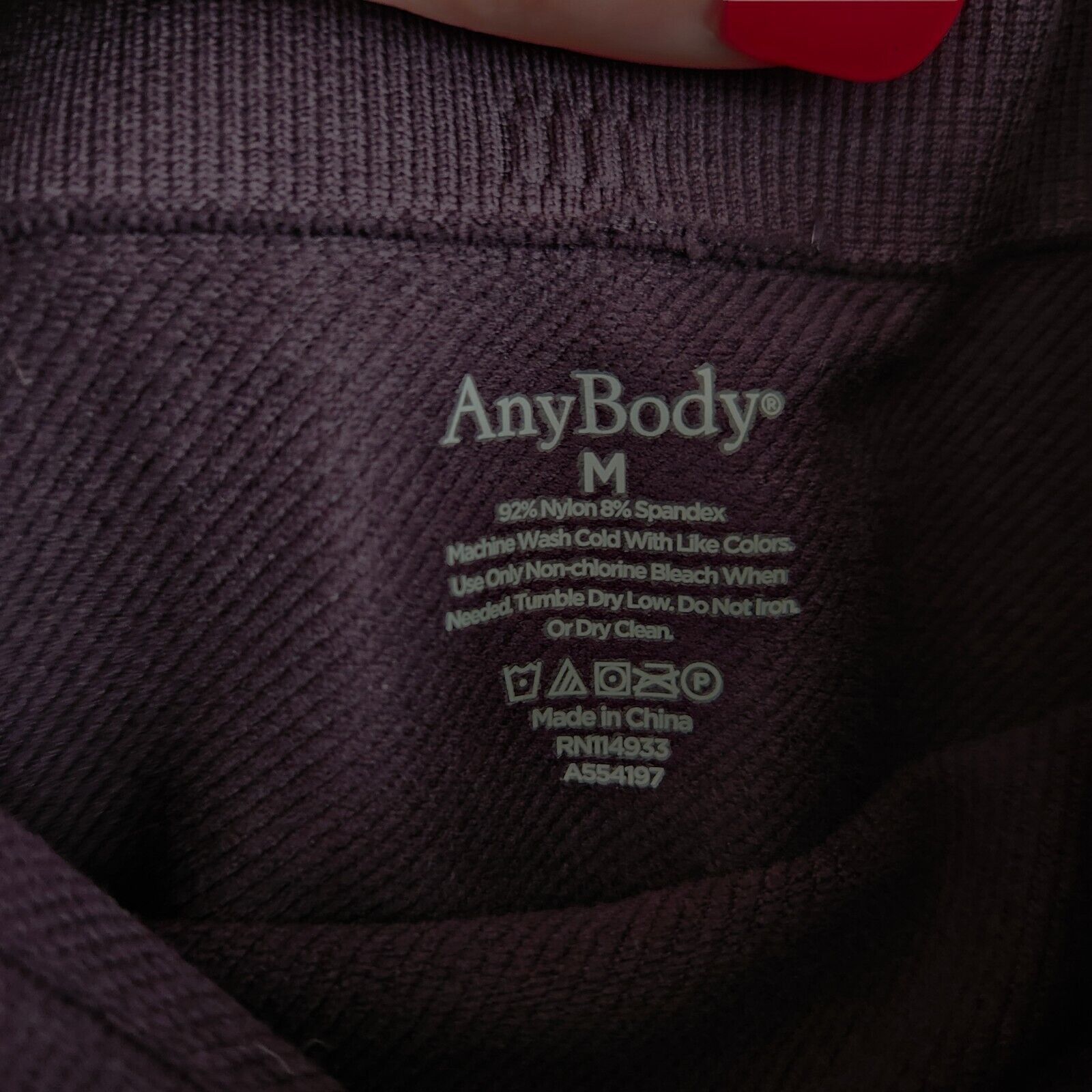 Other Anybody Jacquard Smoothing Leggings Black Size Medium Ankle Size 28" / US 6 / IT 42 - 9 Thumbnail