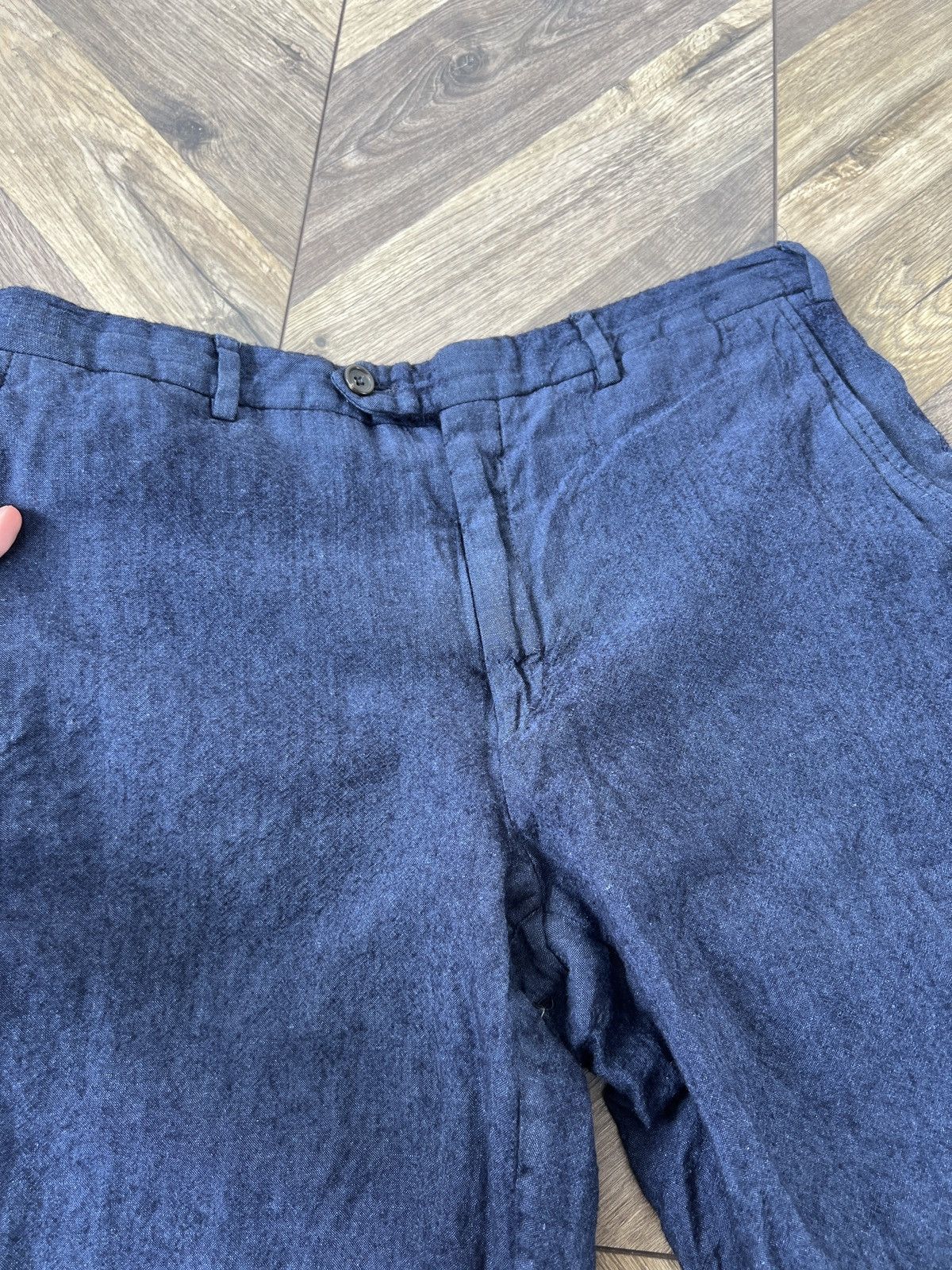 Pal Zileri Vintage Pal Zileri Classic Wool Linen Pants Size US 32 / EU 48 - 8 Thumbnail