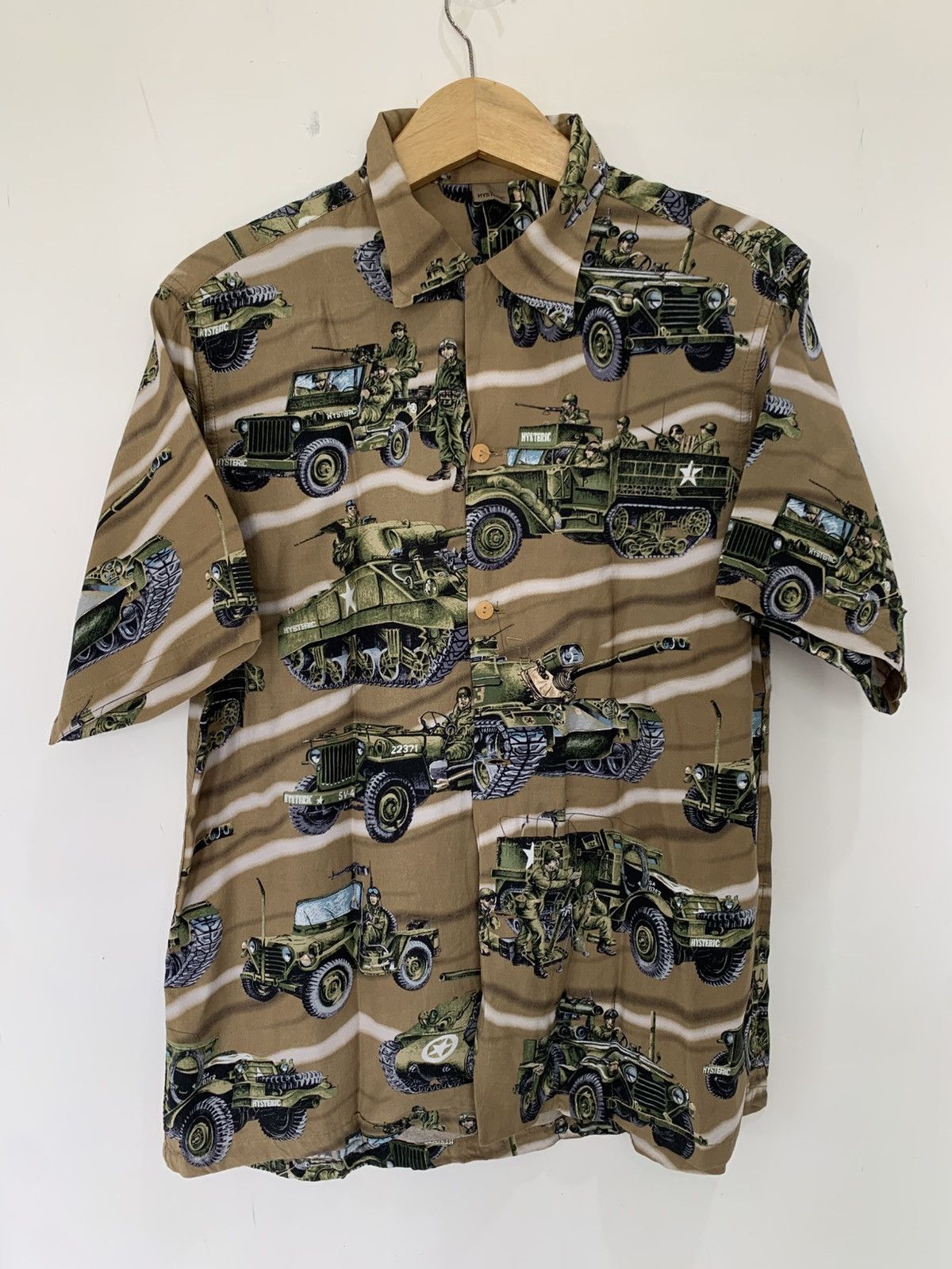 button up hysteric hawaiian shirt