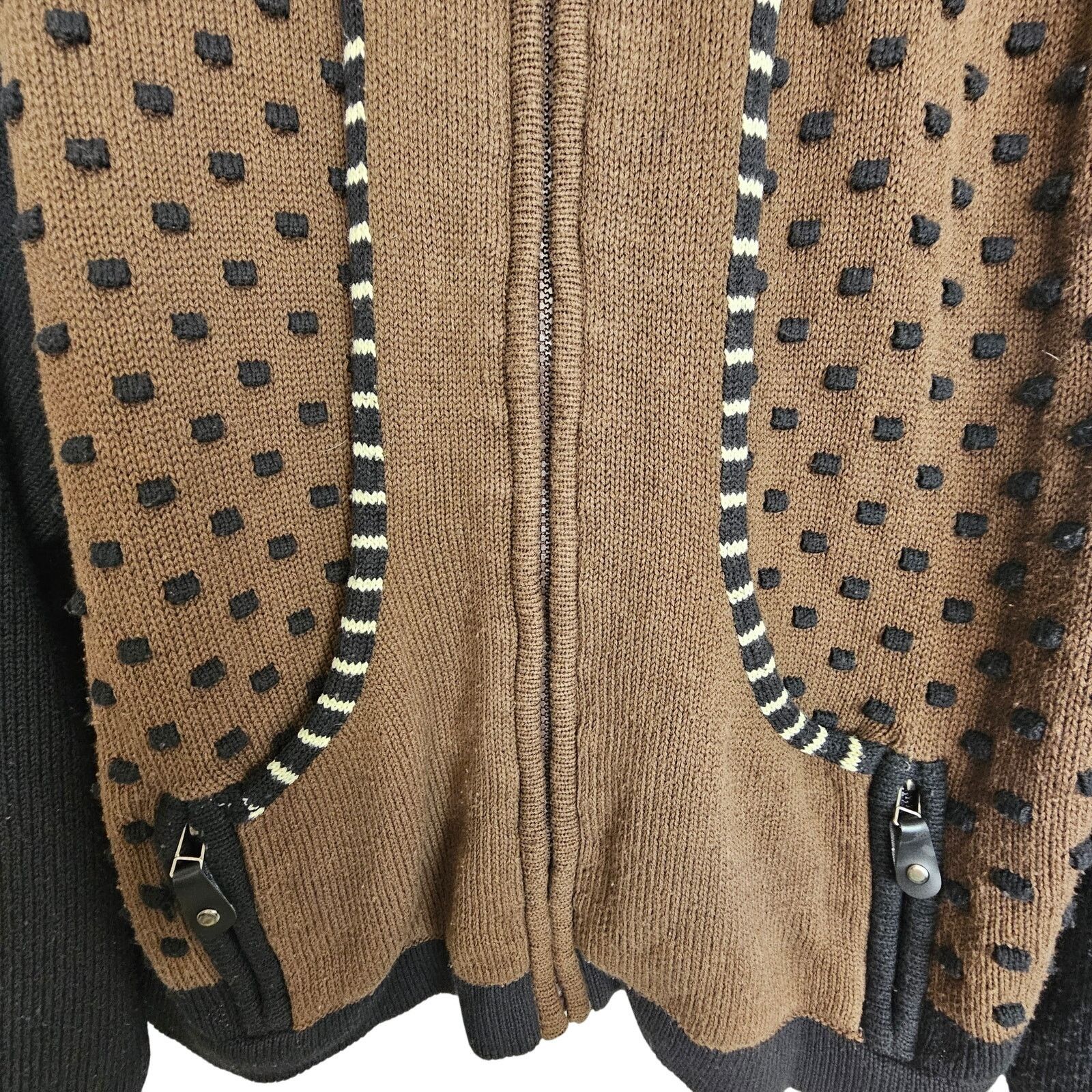 Saddlebred Vintage Jamie Sadock Womens Sweater Jacket M Gorpcore Golf Size M / US 6-8 / IT 42-44 - 3 Thumbnail