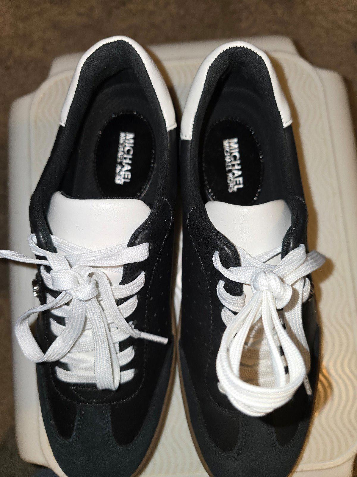 Michael Kors Michael Kors Scotty Leather Gum Sole Sneakers Size US 7 / IT 37 - 9 Thumbnail