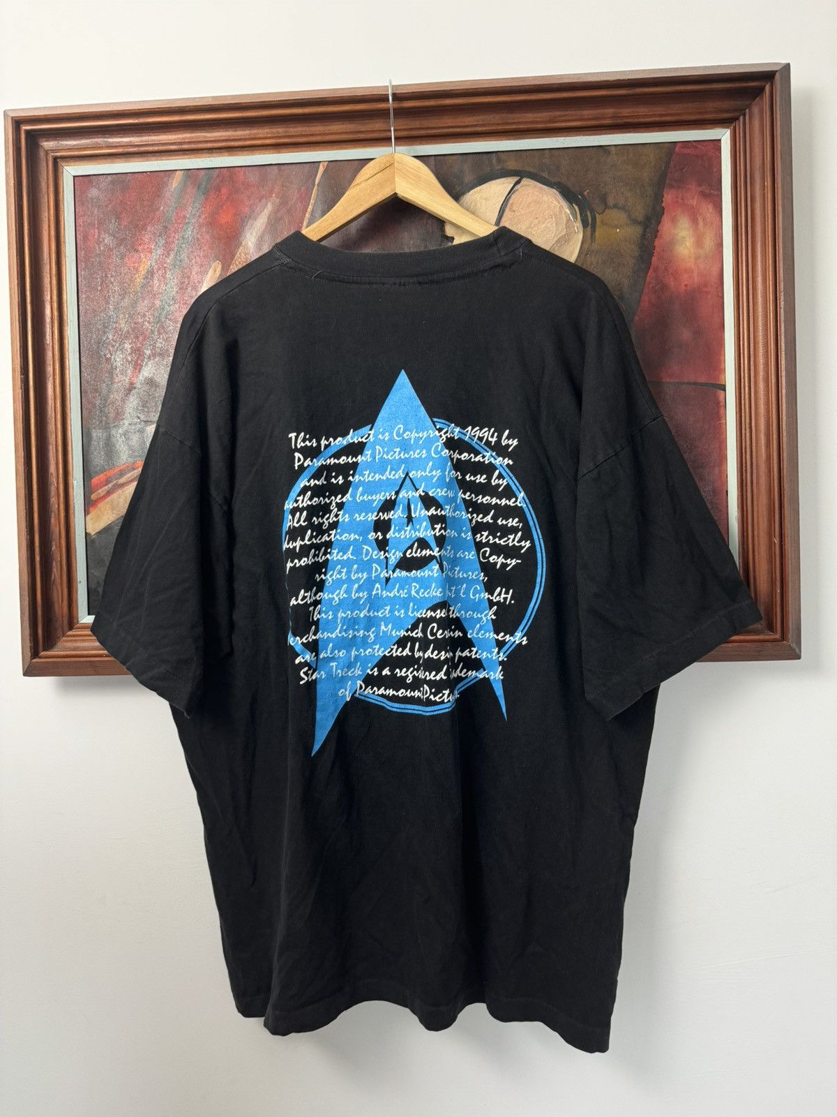 Band Tees Star Trek 1994 Vintage Movie Tee 90s Raumschiff Enterprise Size US XL / EU 56 / 4 - 2 Thumbnail