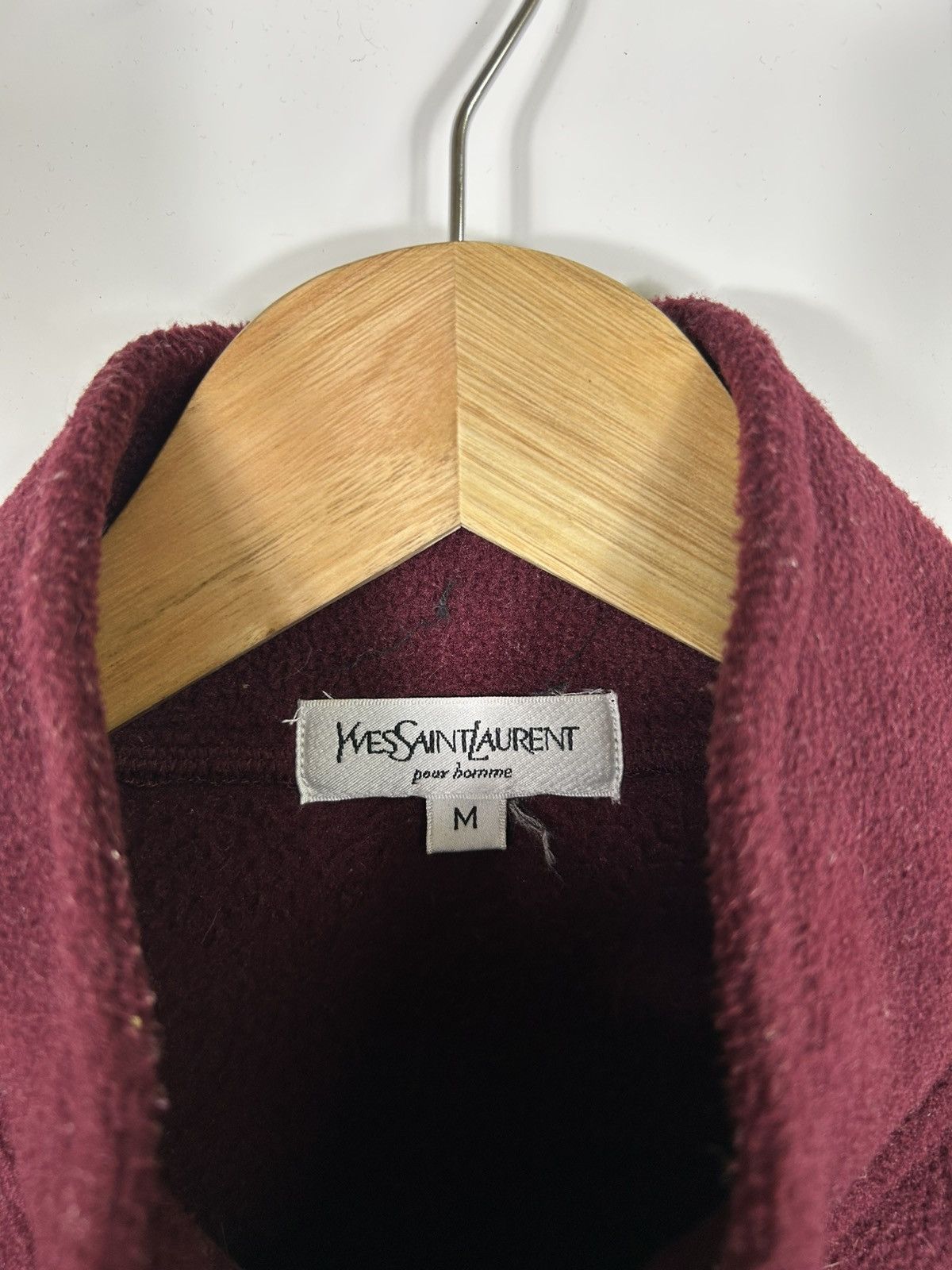 Yves Saint Laurent Vintage Yves Saint Laurent YSL Fleece Half-Zip Pullover Size US M / EU 48-50 / 2 - 9 Thumbnail