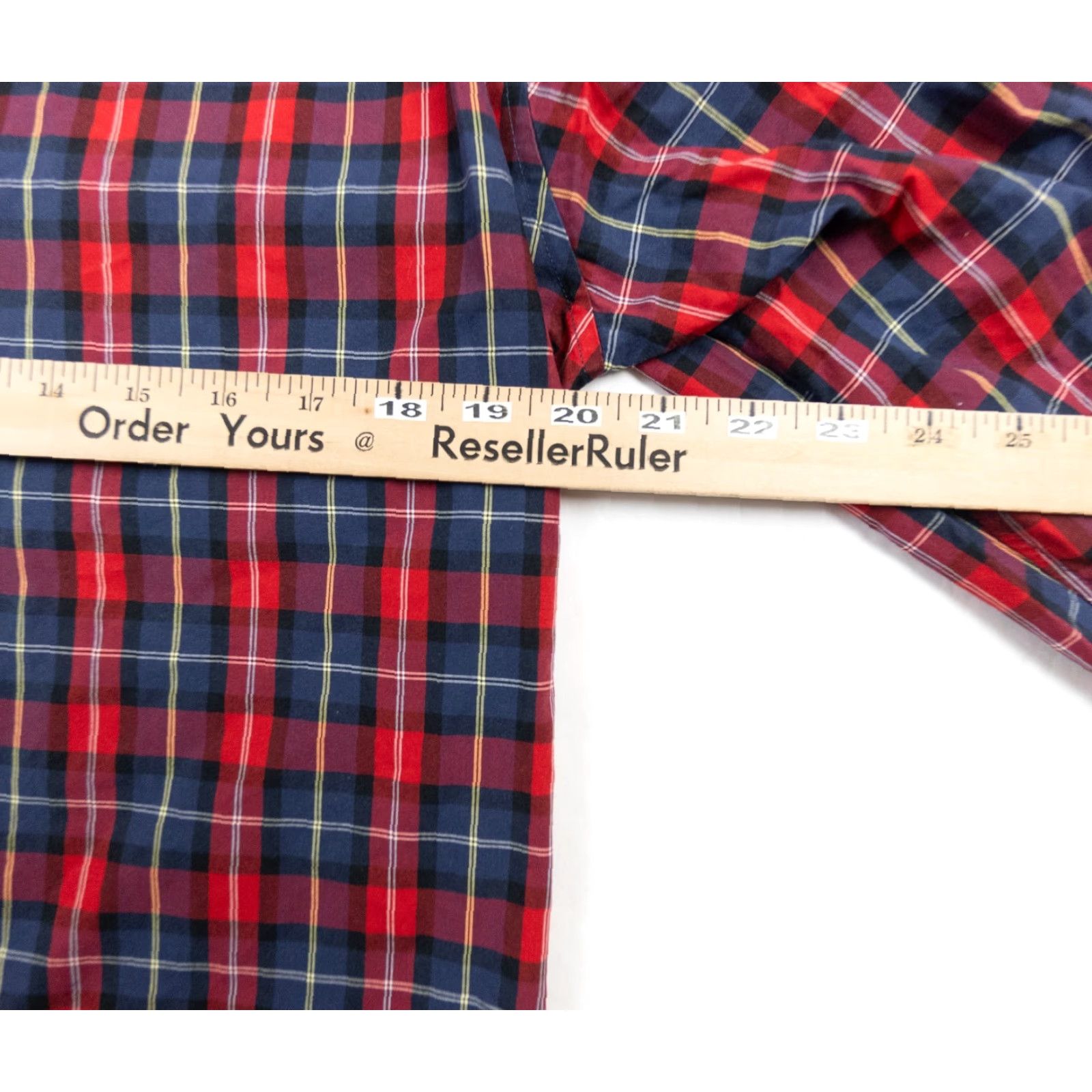 J.Crew J.Crew Men’s Shirt Long Sleeve Button-Up Slim Fit Plaid Red Blue 2 Ply Cotton M Multicolor Casual Formal Workwear Mens Size US M / EU 48-50 / 2 - 7 Thumbnail