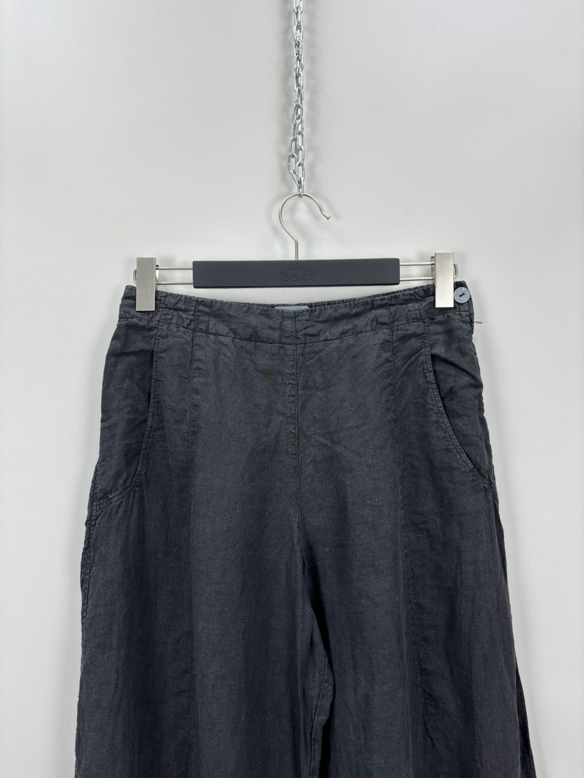 OSKA Womens linen pants OSKA Size 2 Color Black Size 26" / US 2 / IT 38 - 3 Thumbnail