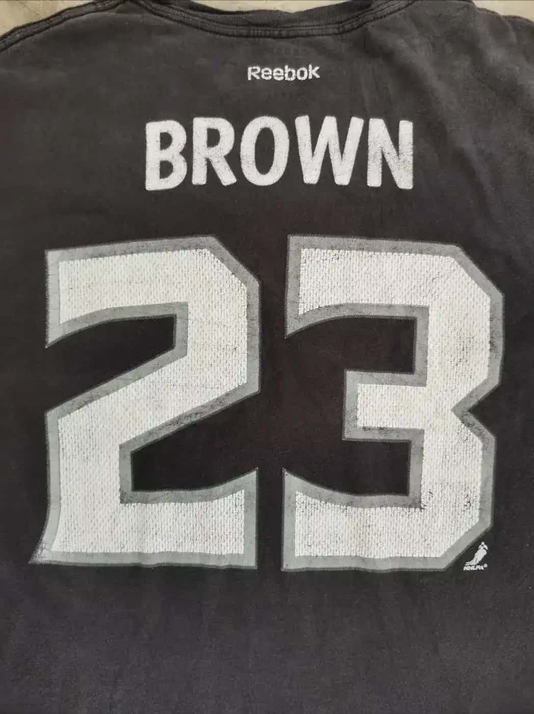 Reebok Vintage Reebok Brown 23 T-shirt Size US XL / EU 56 / 4 - 4 Thumbnail