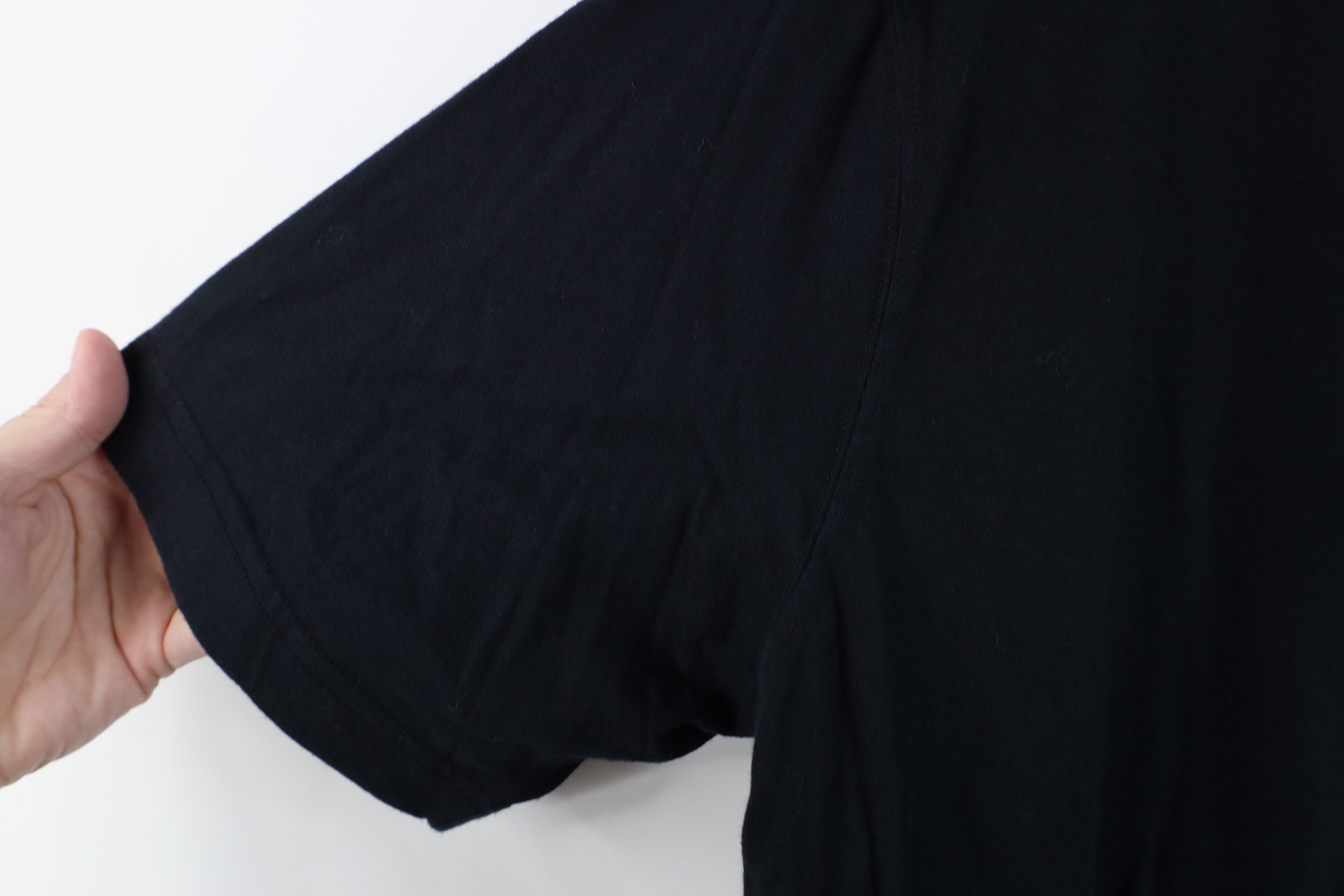 Lands' End Vintage 90s Y2K Lands End Heavyweight Cotton T-Shirt Black Size US L / EU 52-54 / 3 - 7 Thumbnail