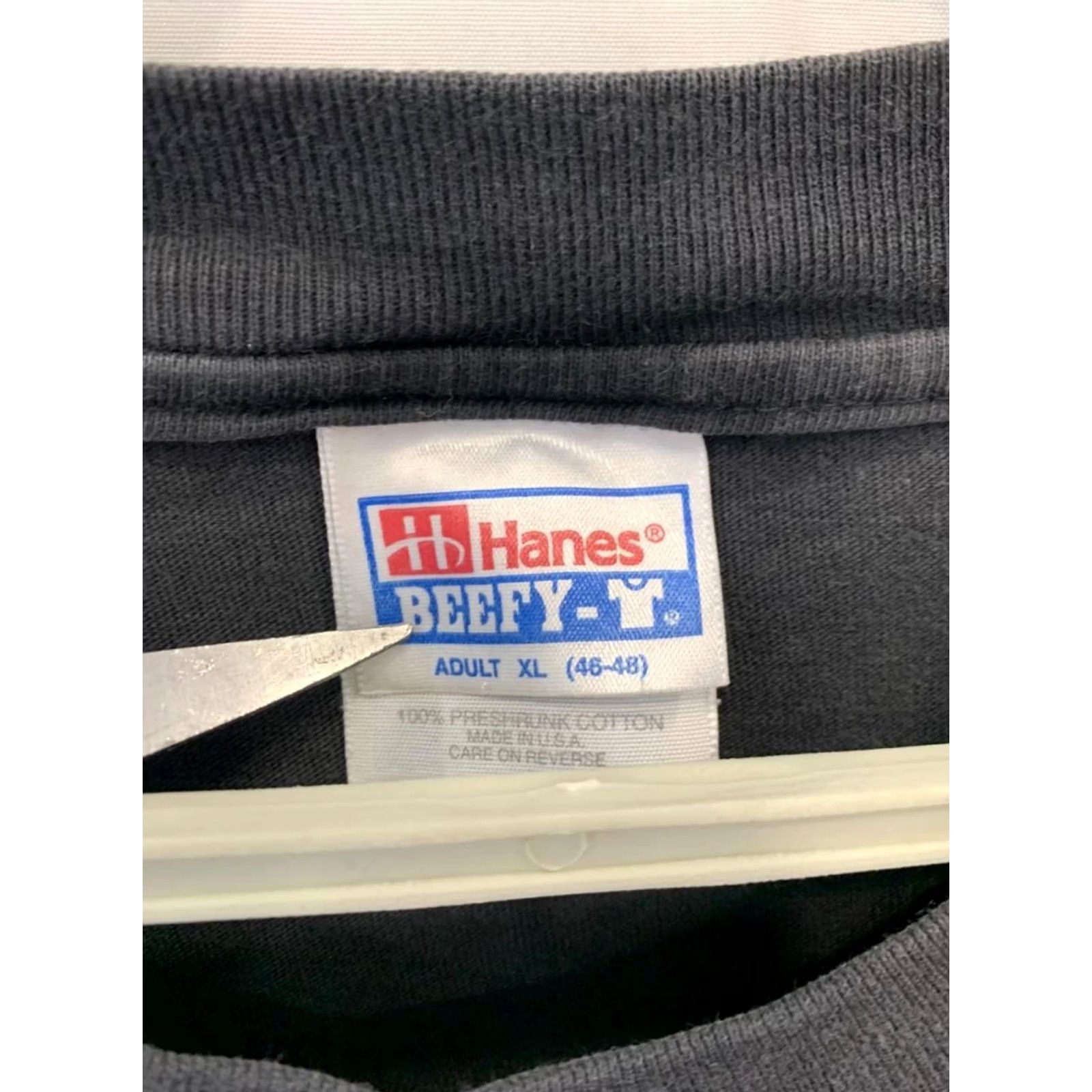 Hanes VINTAGE Albert Einstein Great Spirits Quote T-Shirt Hanes XL Blue Mens 90s Shirt Size US XL / EU 56 / 4 - 2 Thumbnail
